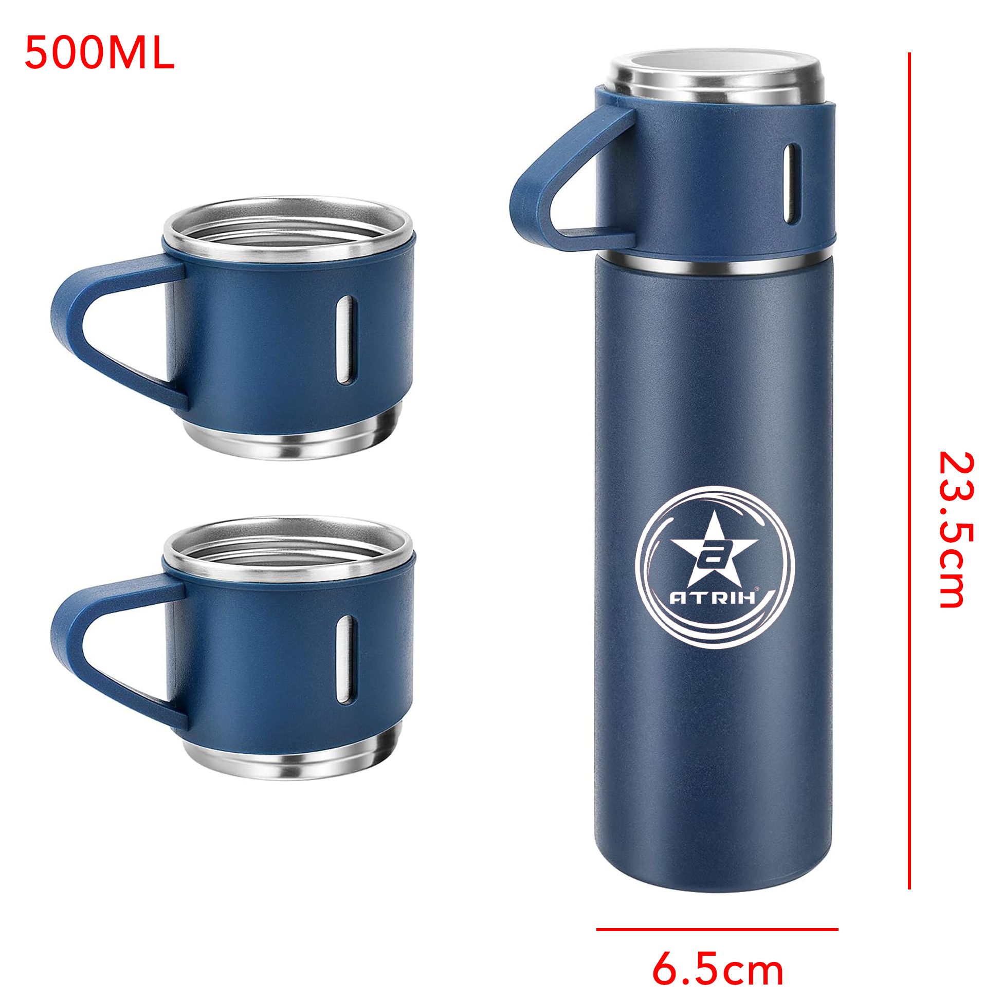 500ml Insulated Vacuum Flask Gift Set