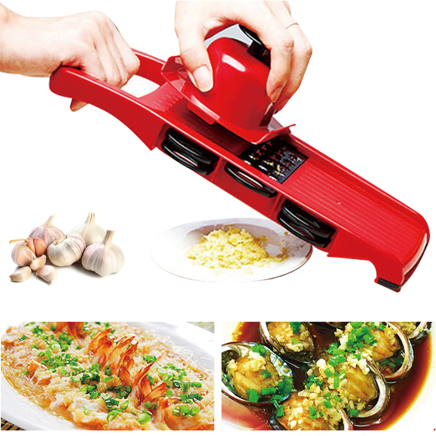 Multifunctional Vegetable Slicer, Kitchen Food Slicer, 6-in-1 Vegetable Manual Grater, Potato Chopper Veggie Spiralizer, Onion & Vegetables Slicer