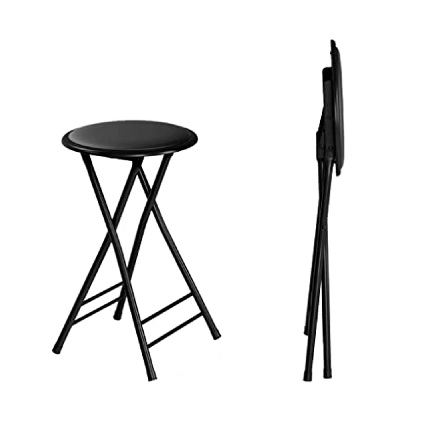 Folding Bar Stool Backless Folding Chair Suitable for Kitchen Entertainment Room Or Game Room