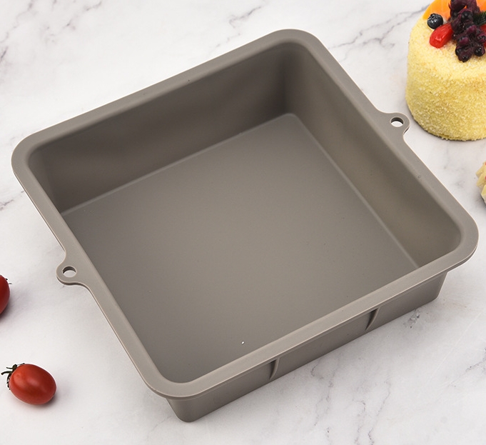 24x22cm Square Silicone Cake Mold - Non-Stick Silicone Baking Pan for Cakes, Brownies, And Desserts