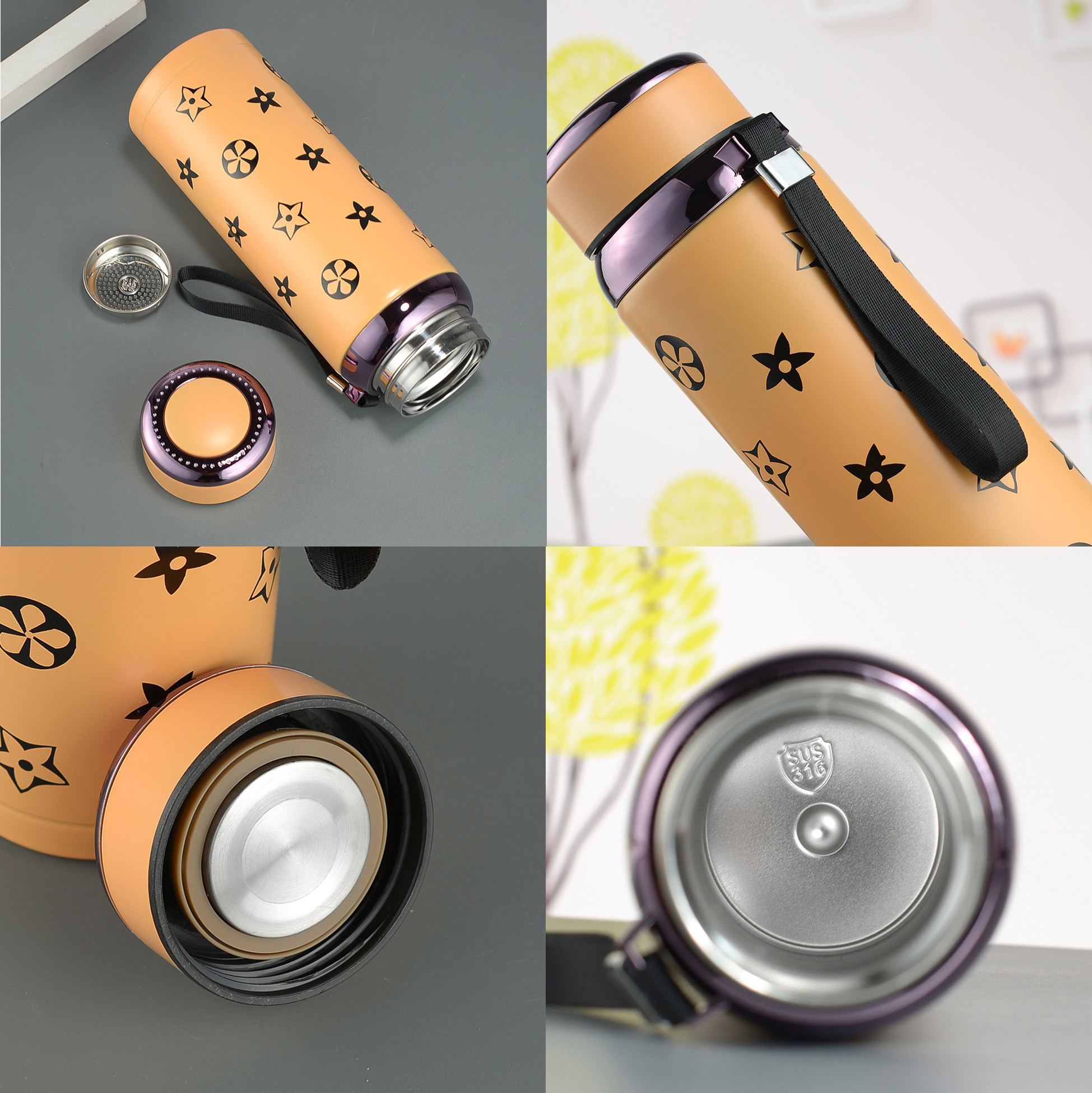 800ML Stainless Steel Vacuum Insulated Water Bottle