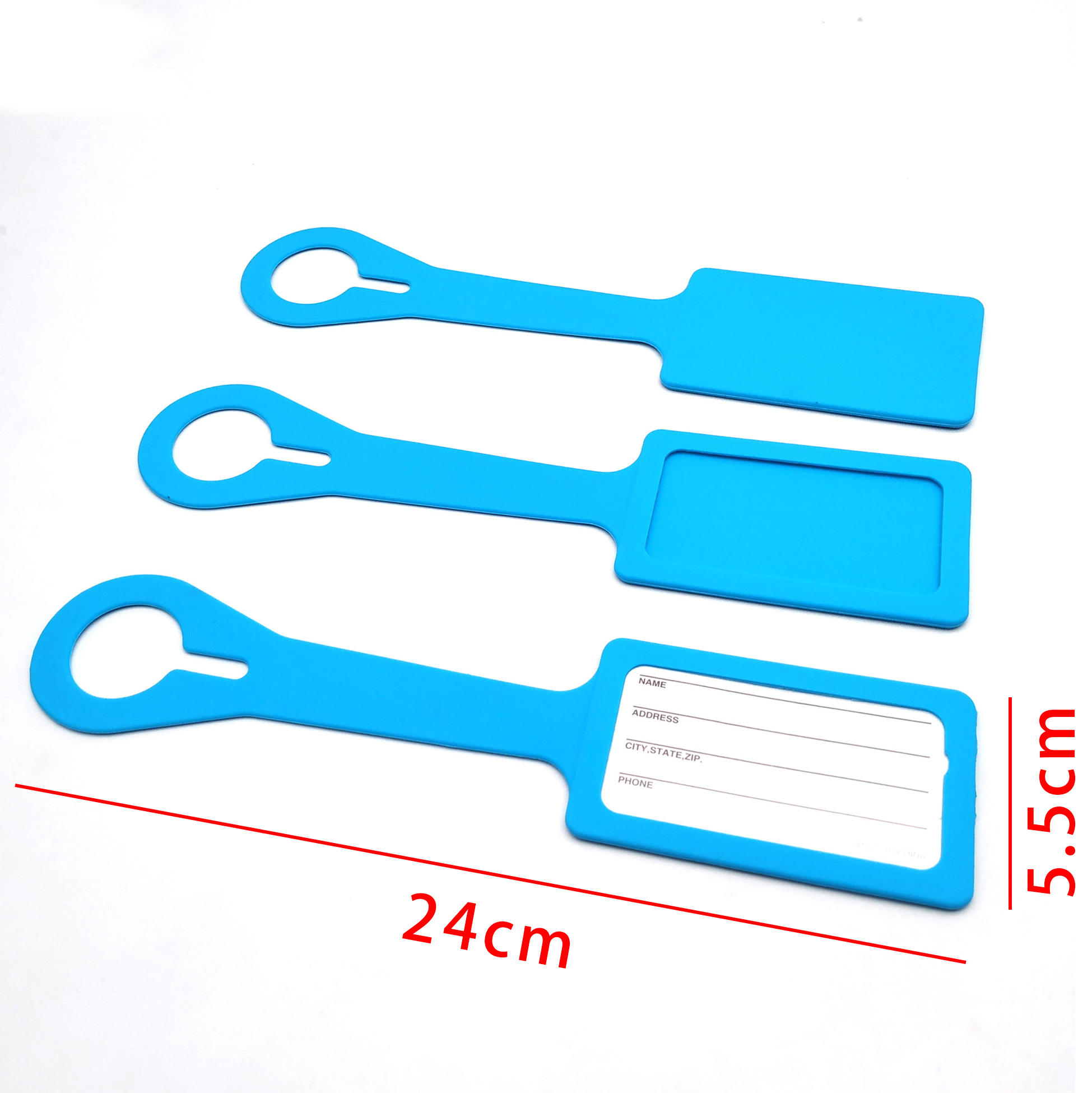 Colorful Silicone Luggage Tag