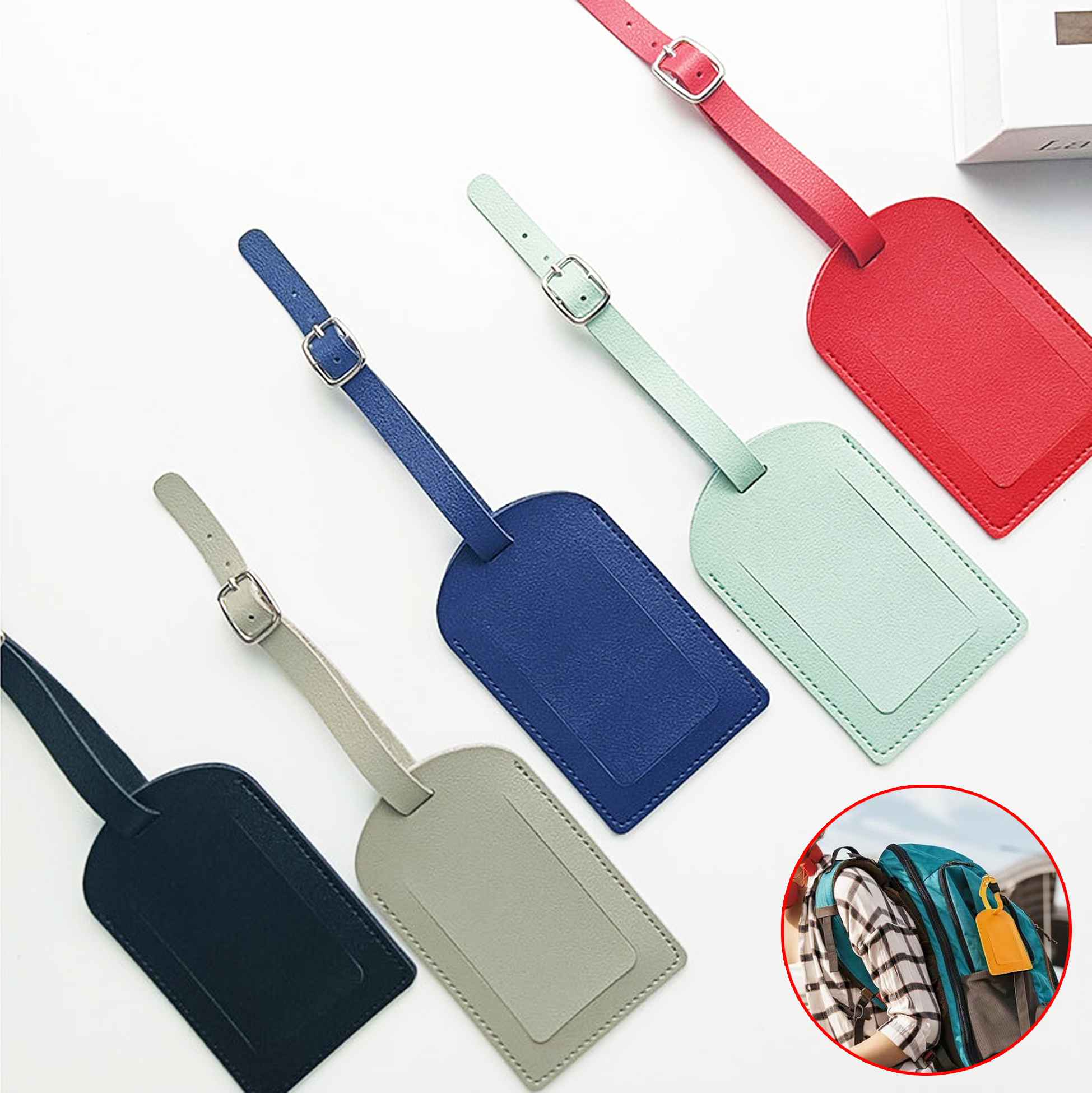 Colorful PU Luggage Tag