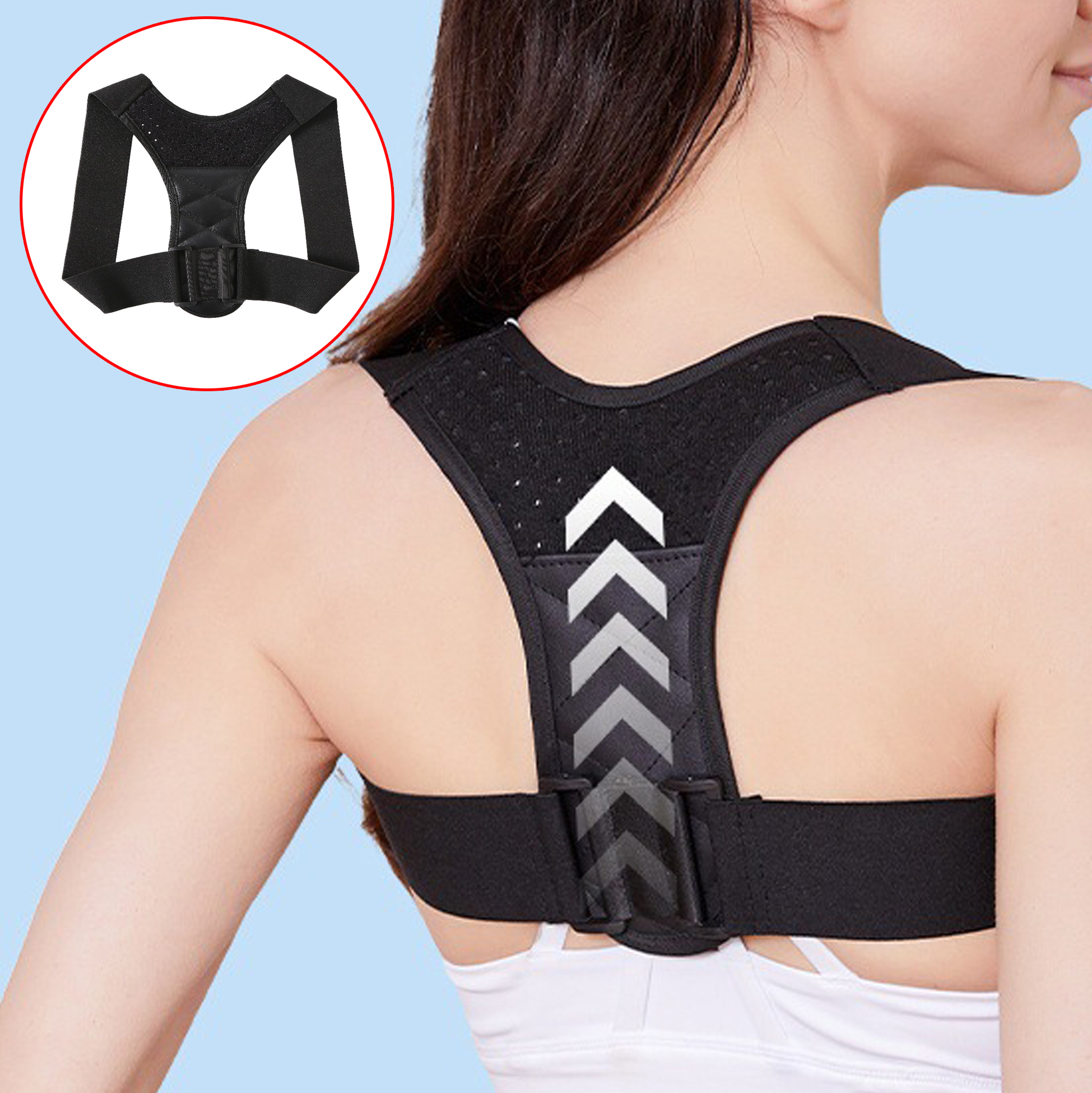 Stylish Black Posture Corrector 