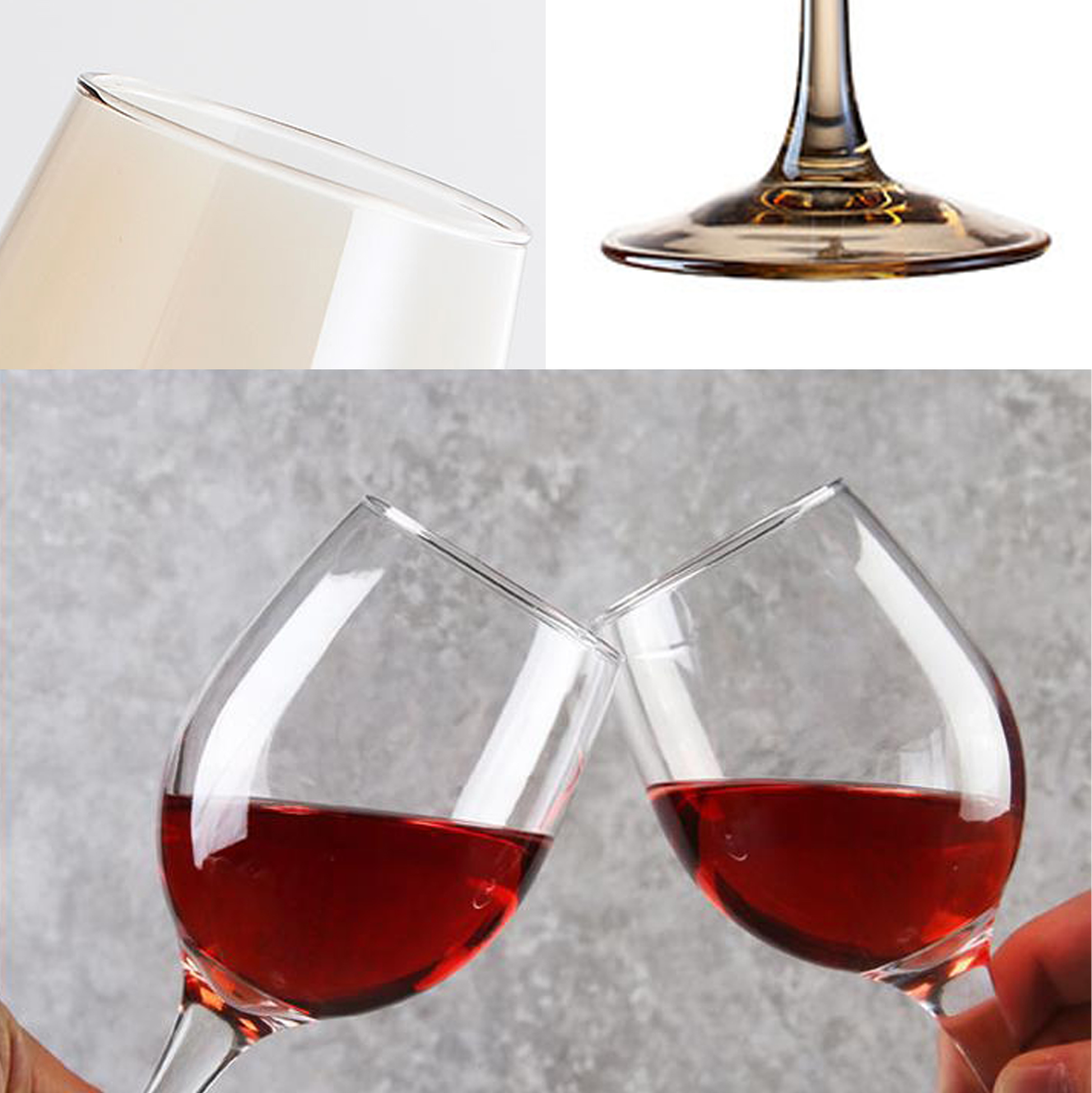 370ML Clear Stemmed Wine Glass