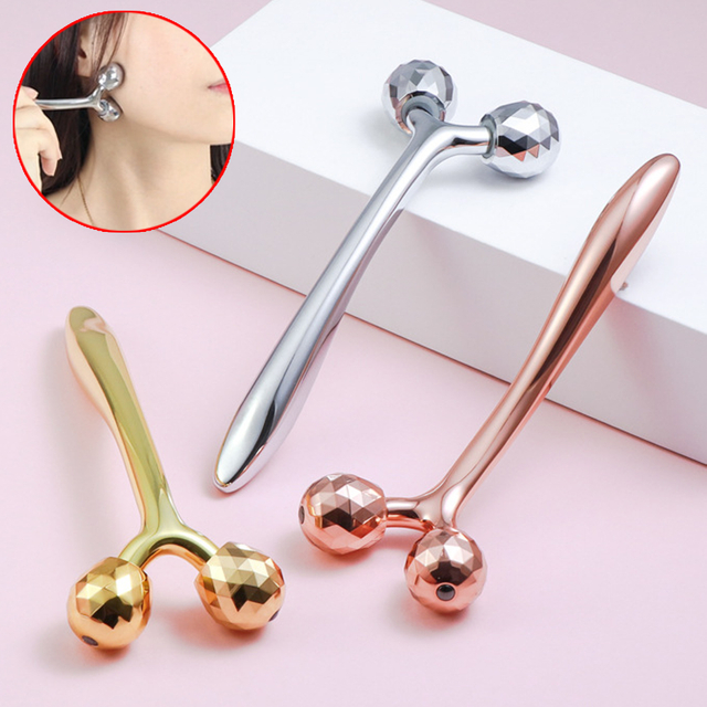 Stainless Steel Facial Roller Massager 
