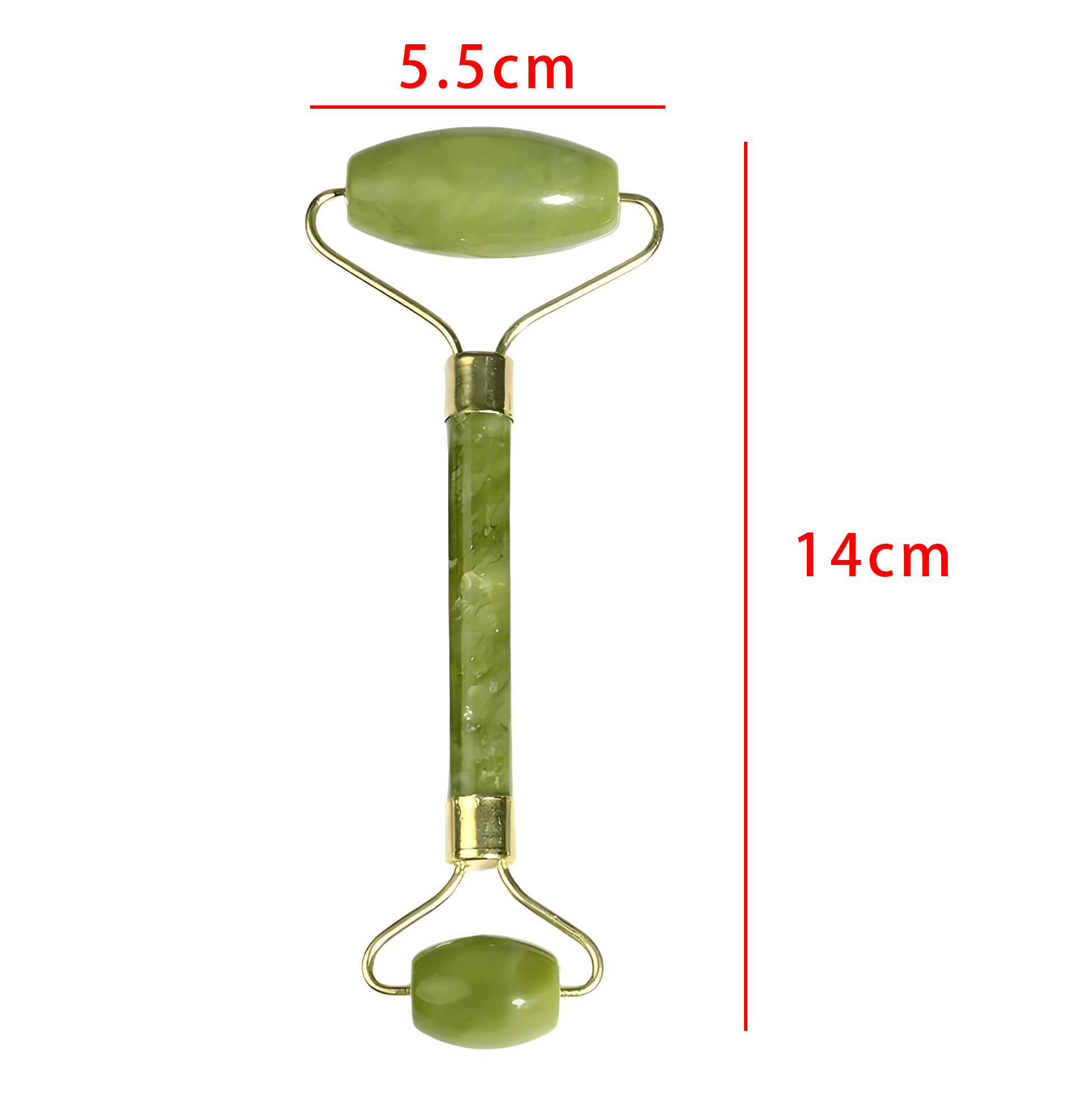 Jade Stone Double Roller Facial Massager