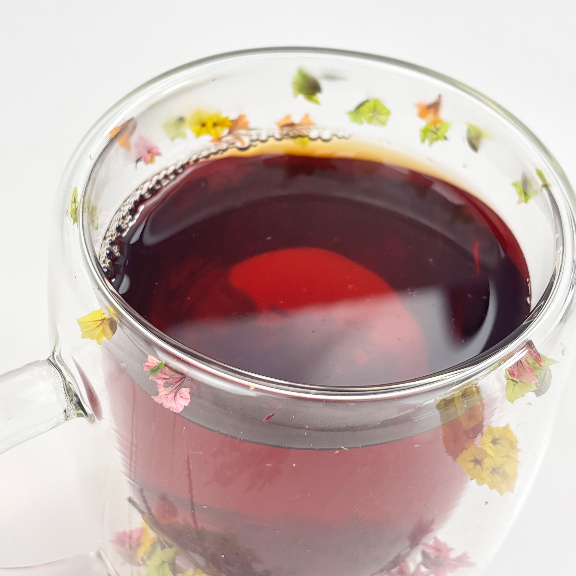 330ml Flower Double Wall Coffee Mugs