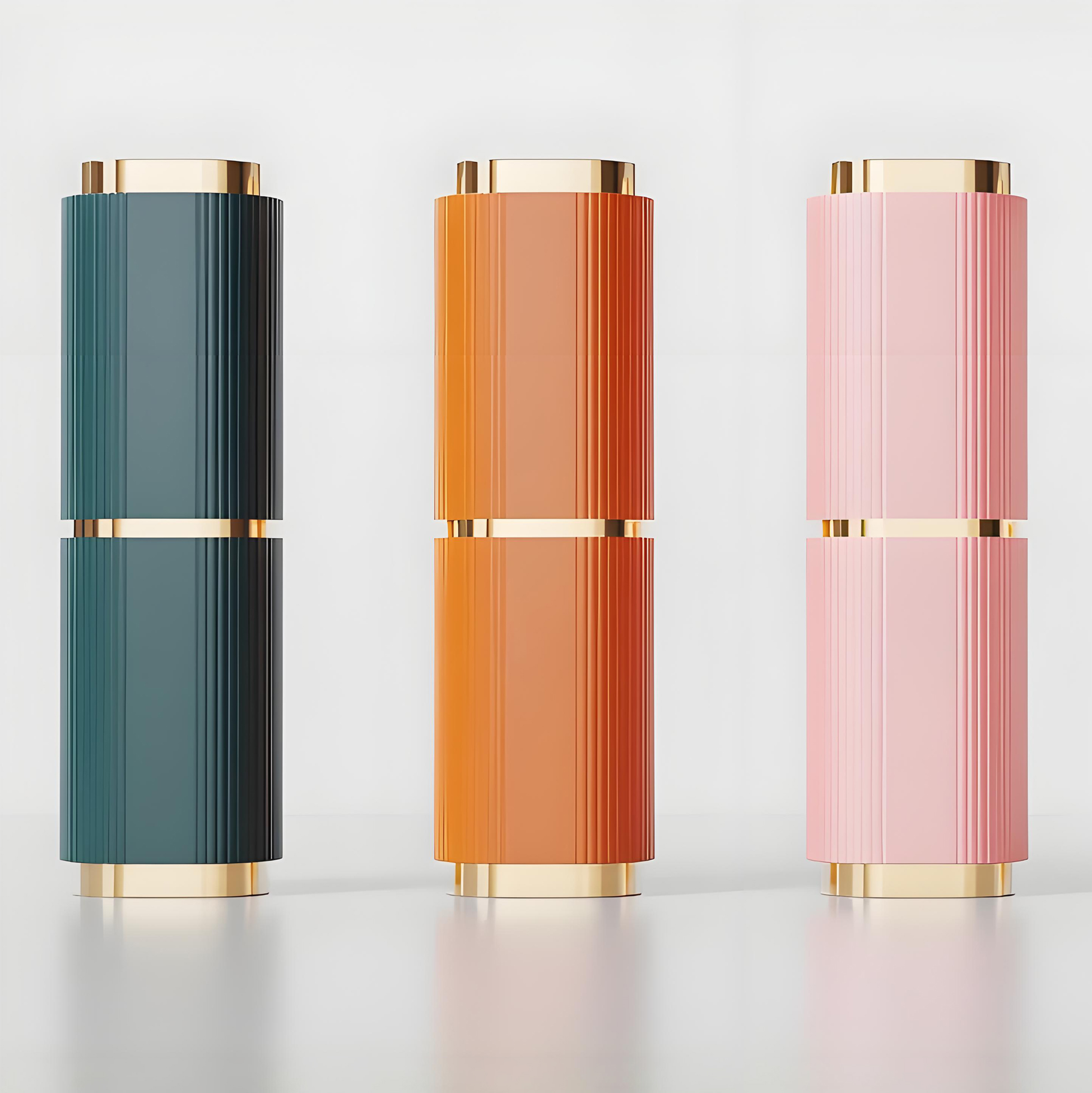 Stylish Ribbed Travel Toothbrush Holders 