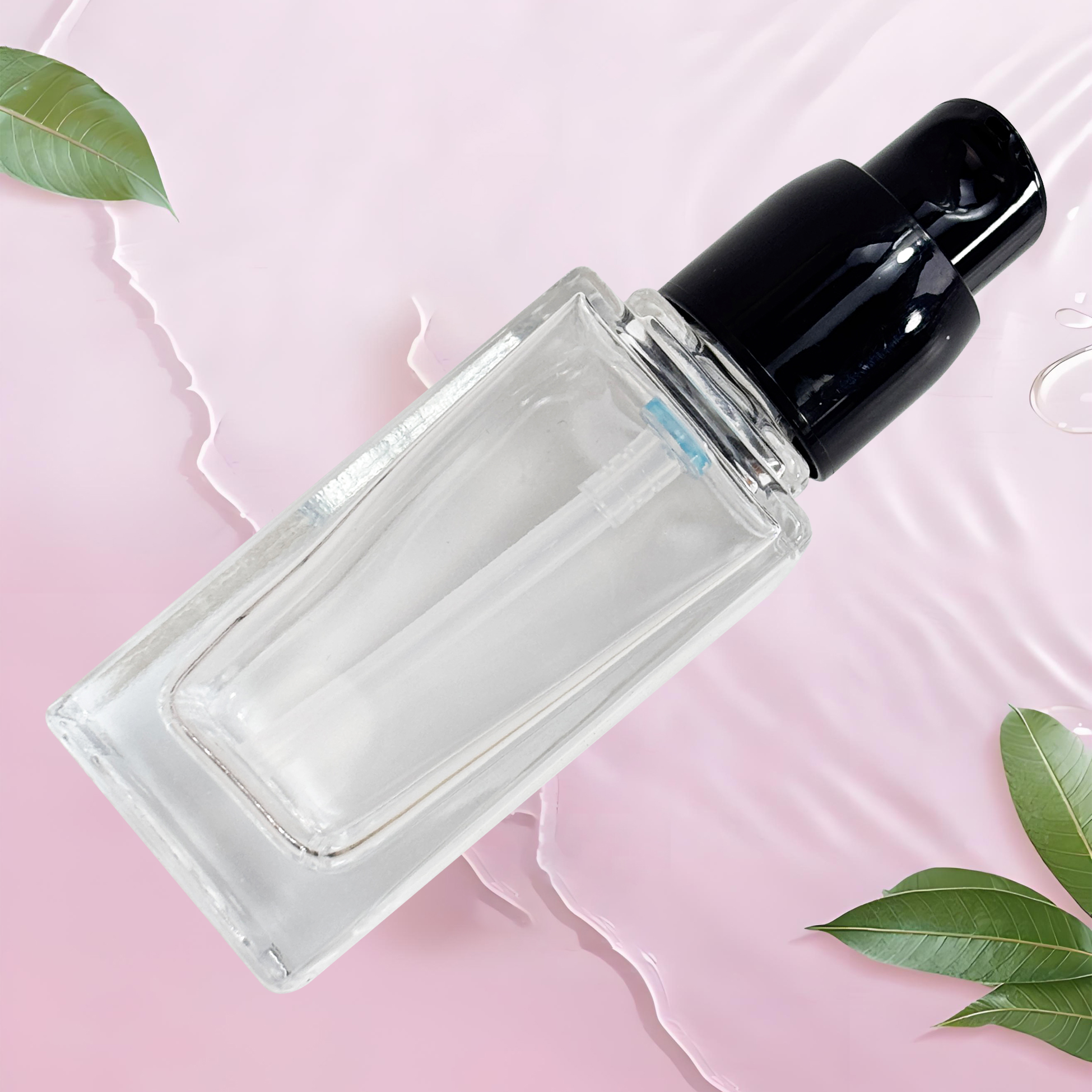 Clear Glass Perfume Spray Bottle 