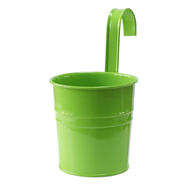 Green Metal Hanging Flower Pot