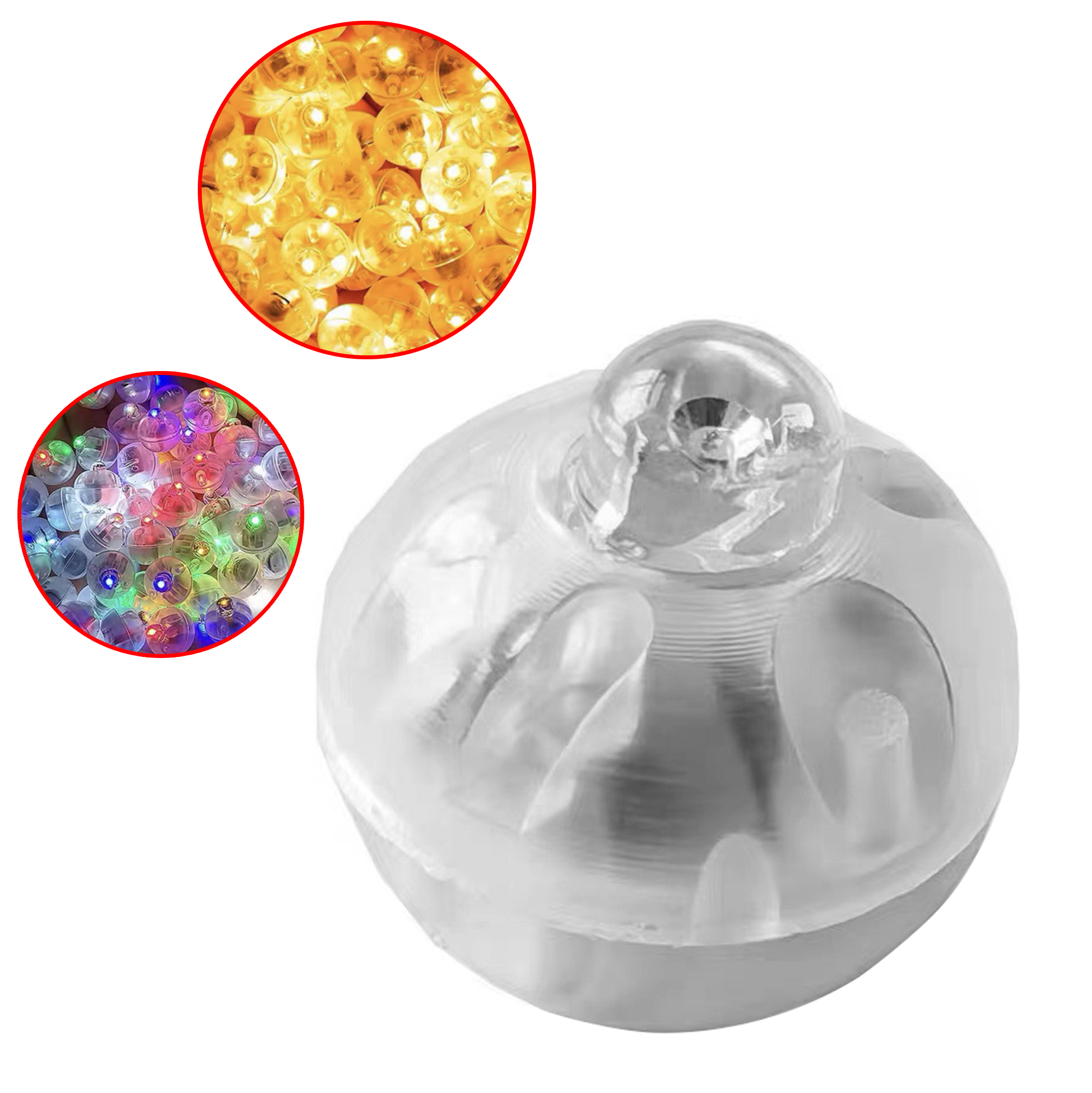 Mini LED Lantern Ball Lamp Remote Control Battery Powered Christmas Party Decorations Plastic Material