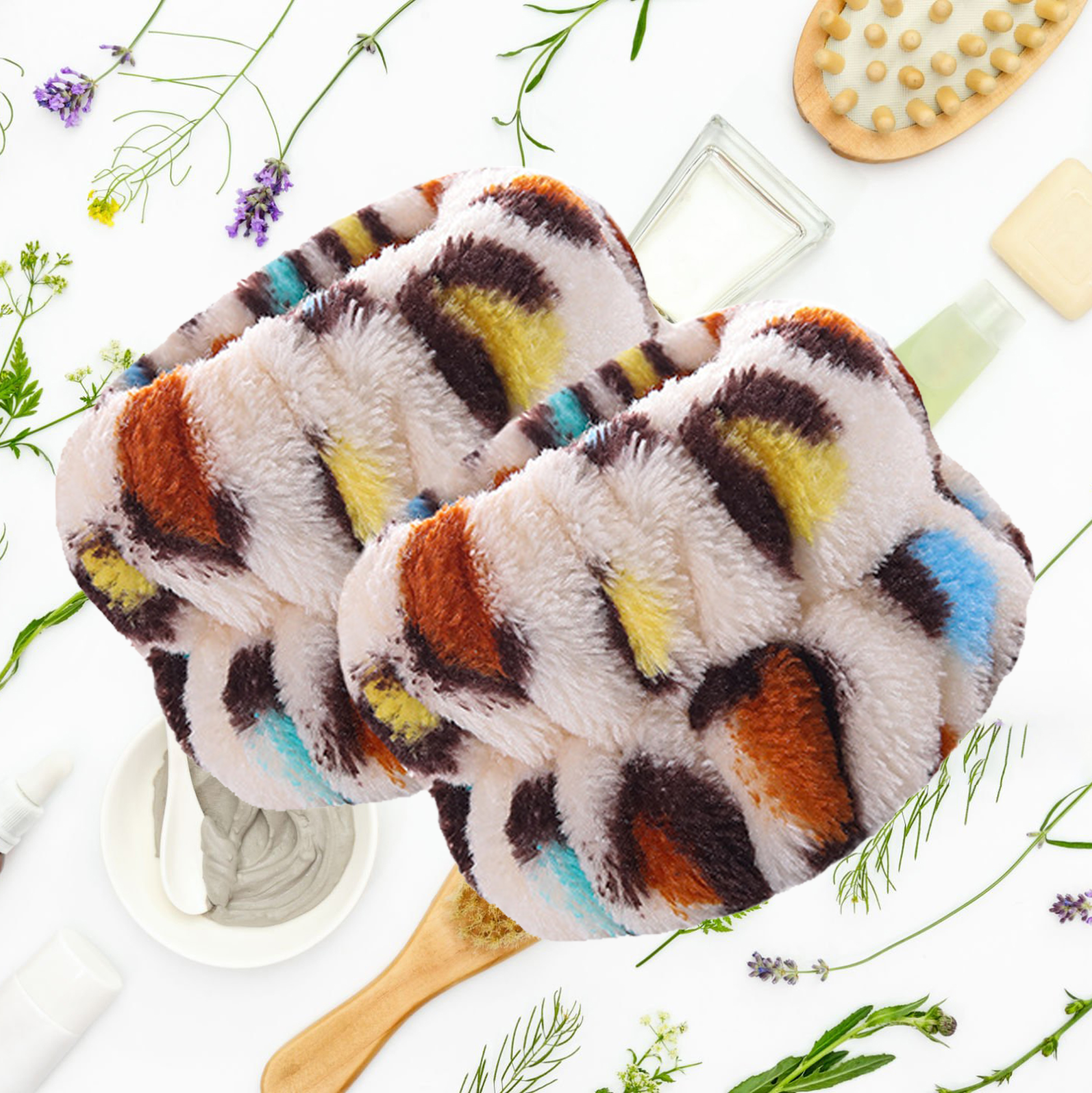 Colorful Spa\Makeup Wristband For Washing Face