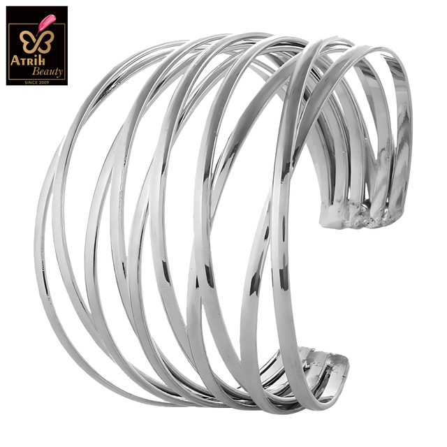 Tone Multi Strand Cuff Bracelet 