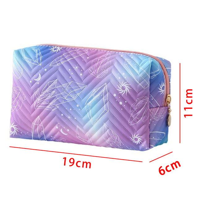 Gradient - Colored Quilted Makeup Bag