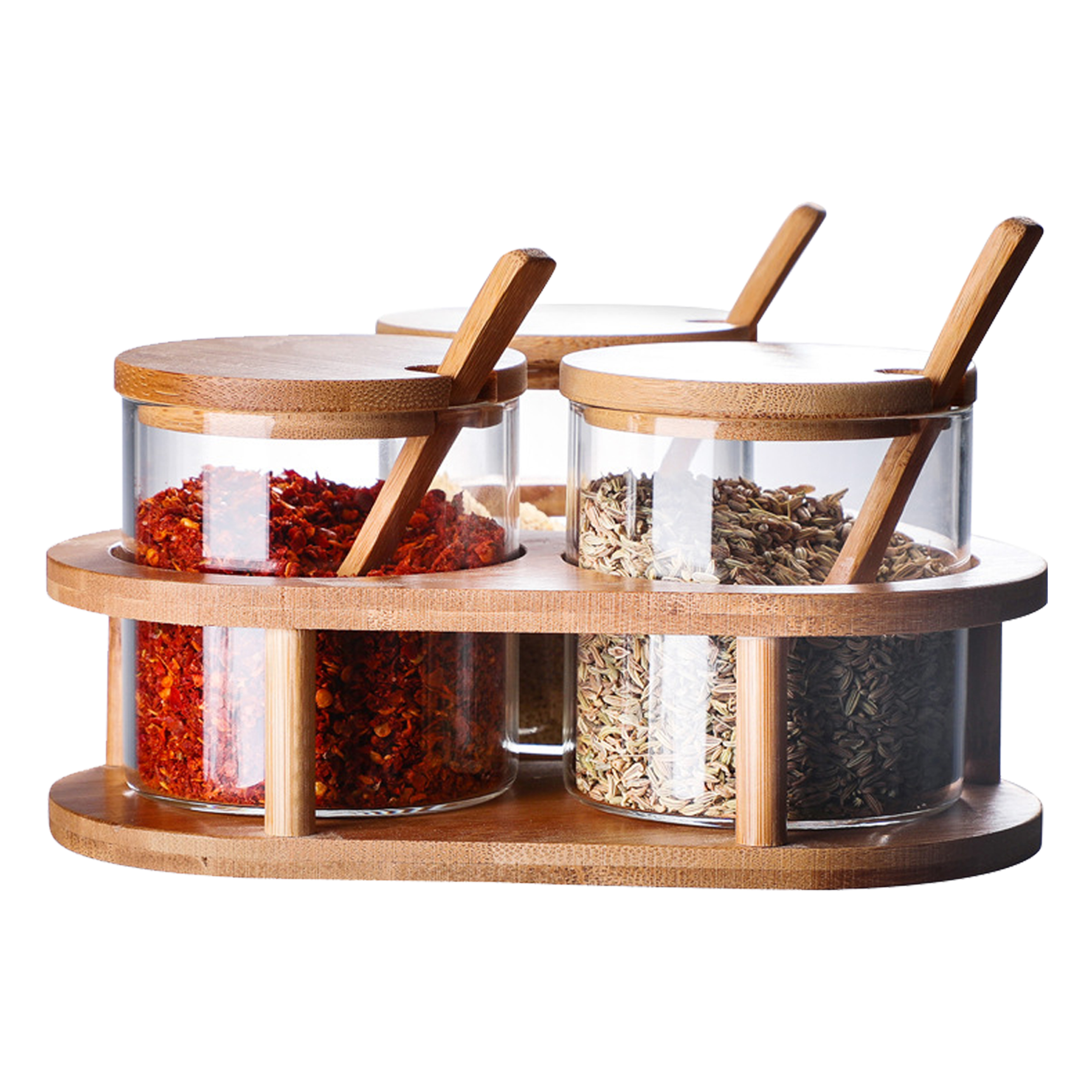 Kitchen 3-Piece Seasoning Containers