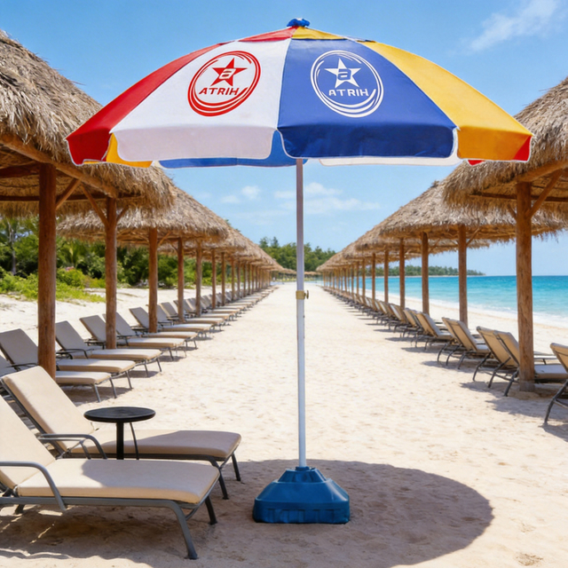 240cm Colorful Beach Umbrella