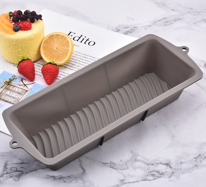 32.5x12.8cm Rectangular Silicone Cake Mold - Non-Stick Silicone Baking Loaf Pan for Bread, Cakes, And Desserts