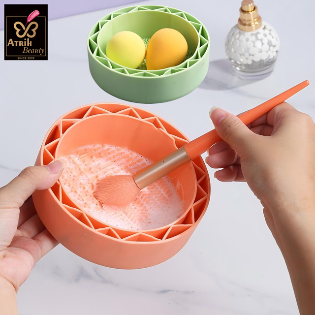 Makeup Brush Cleaning Bowl