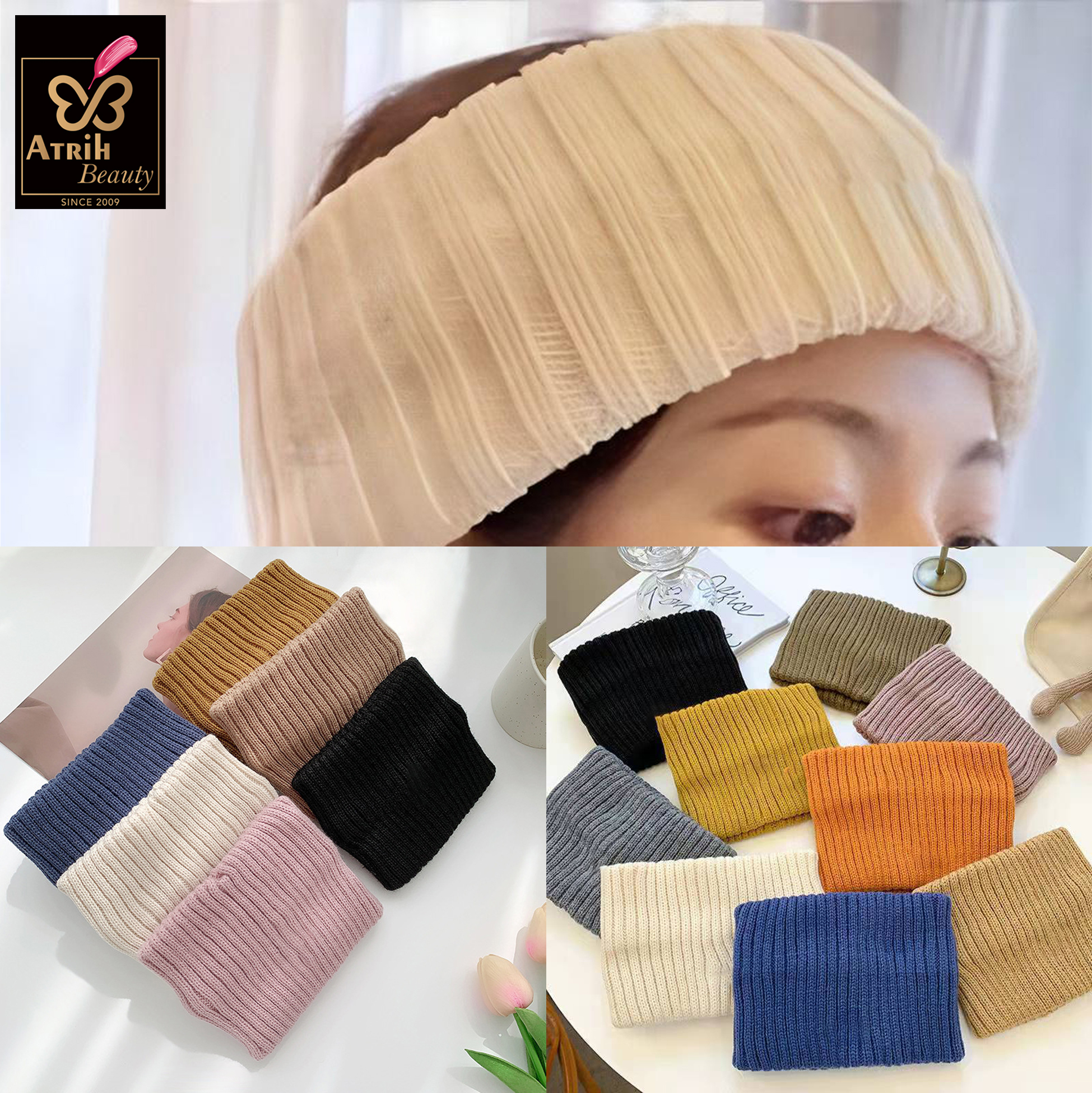Ribbed Fabric Headbands