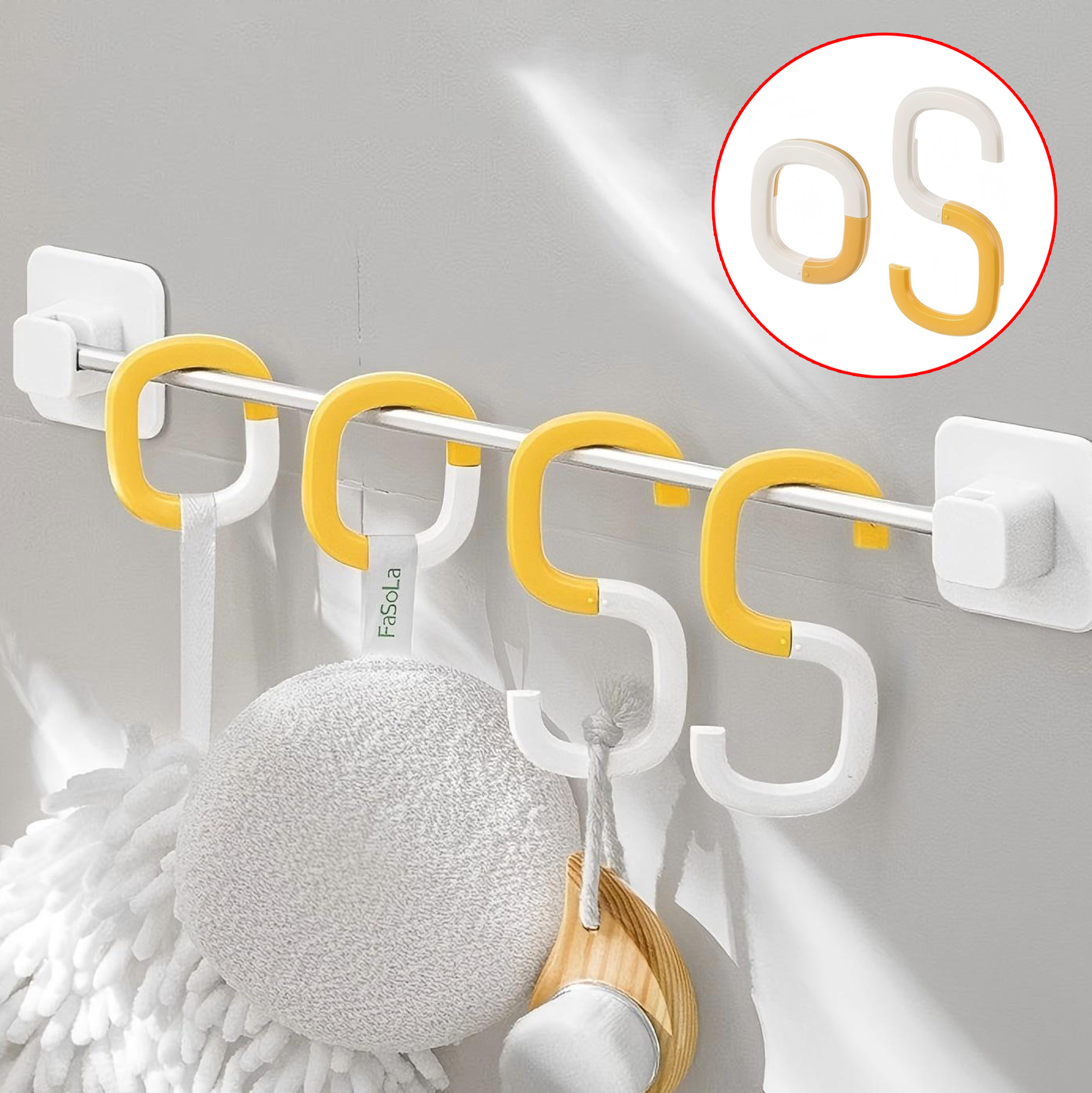 Set of 2 Multifunctional S - Hooks