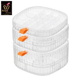 3 Layer Transparent Jewelry Storage Box
