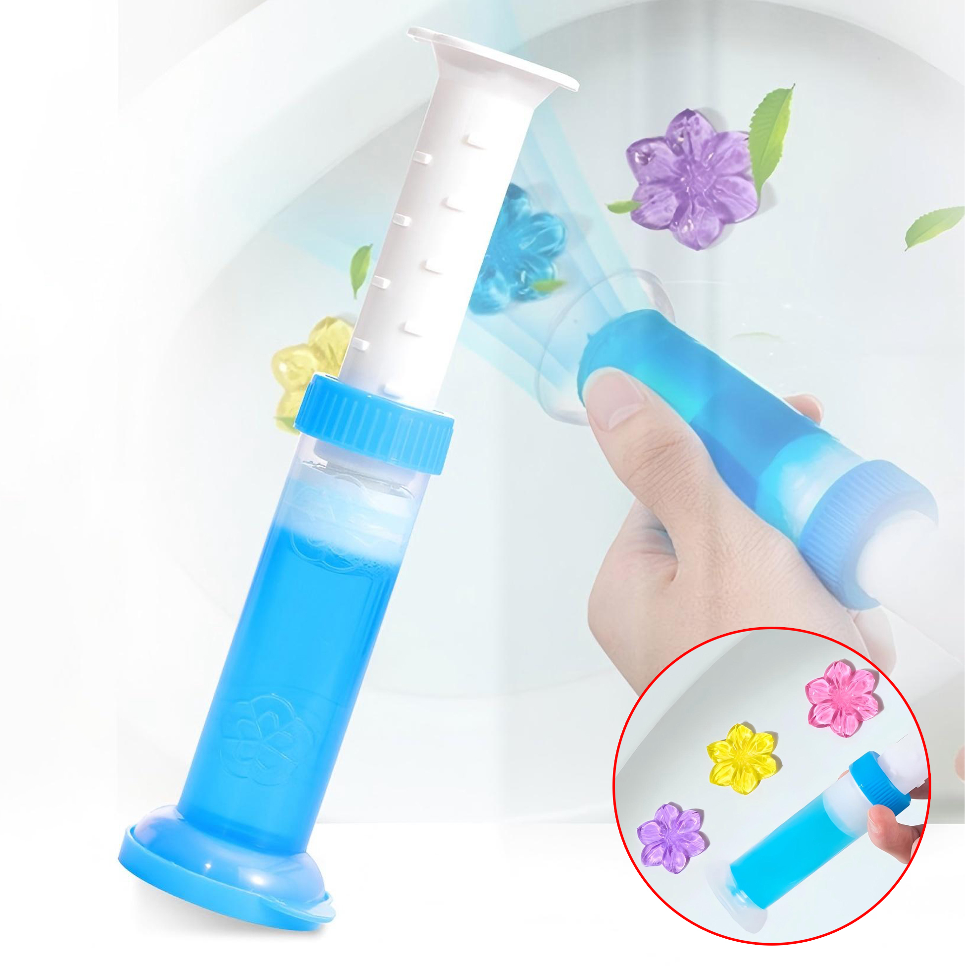 Flower Shaped Toilet Deodorizing Gel