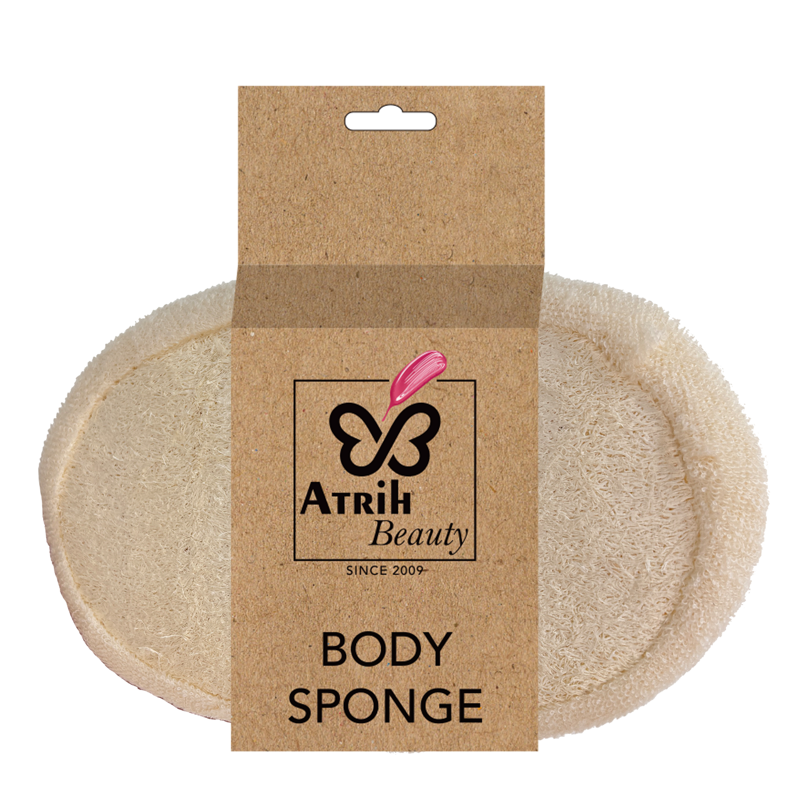 Soft Natural Loofah Exfoliating Bath Pads