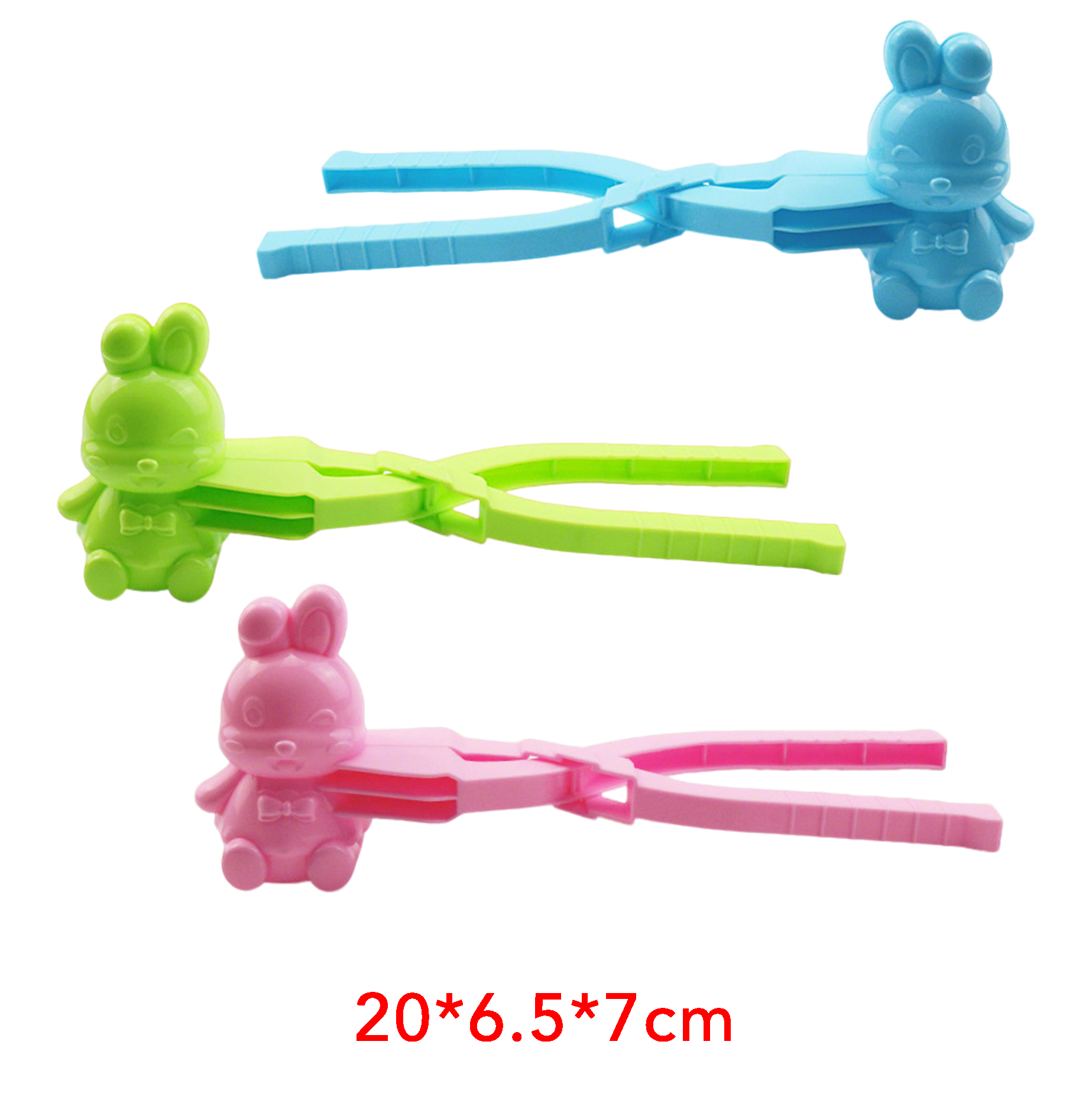 Rabbit-Shaped Snowball Maker Clips