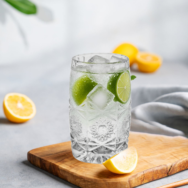 6-Piece Cut-Glass Tumbler Set