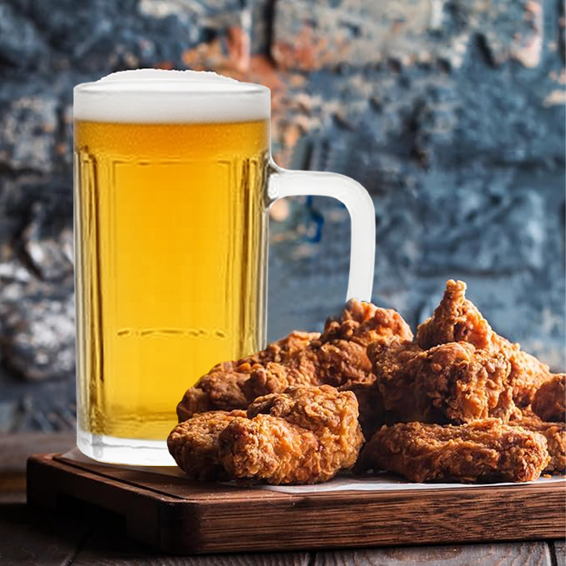 6-Piece Ribbed-Wall Beer Mug Set
