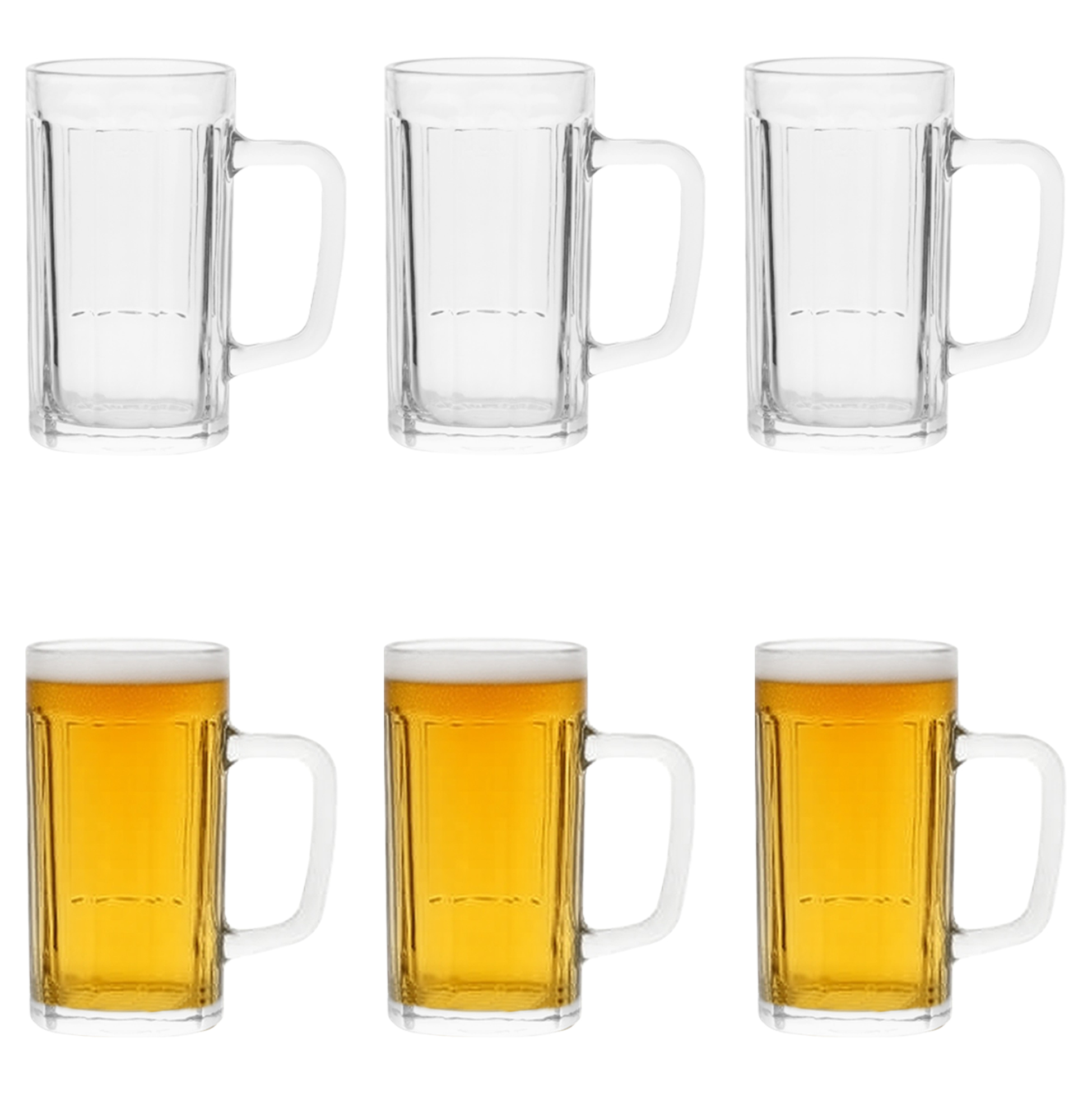 6-Piece Classic Beer Mug Set