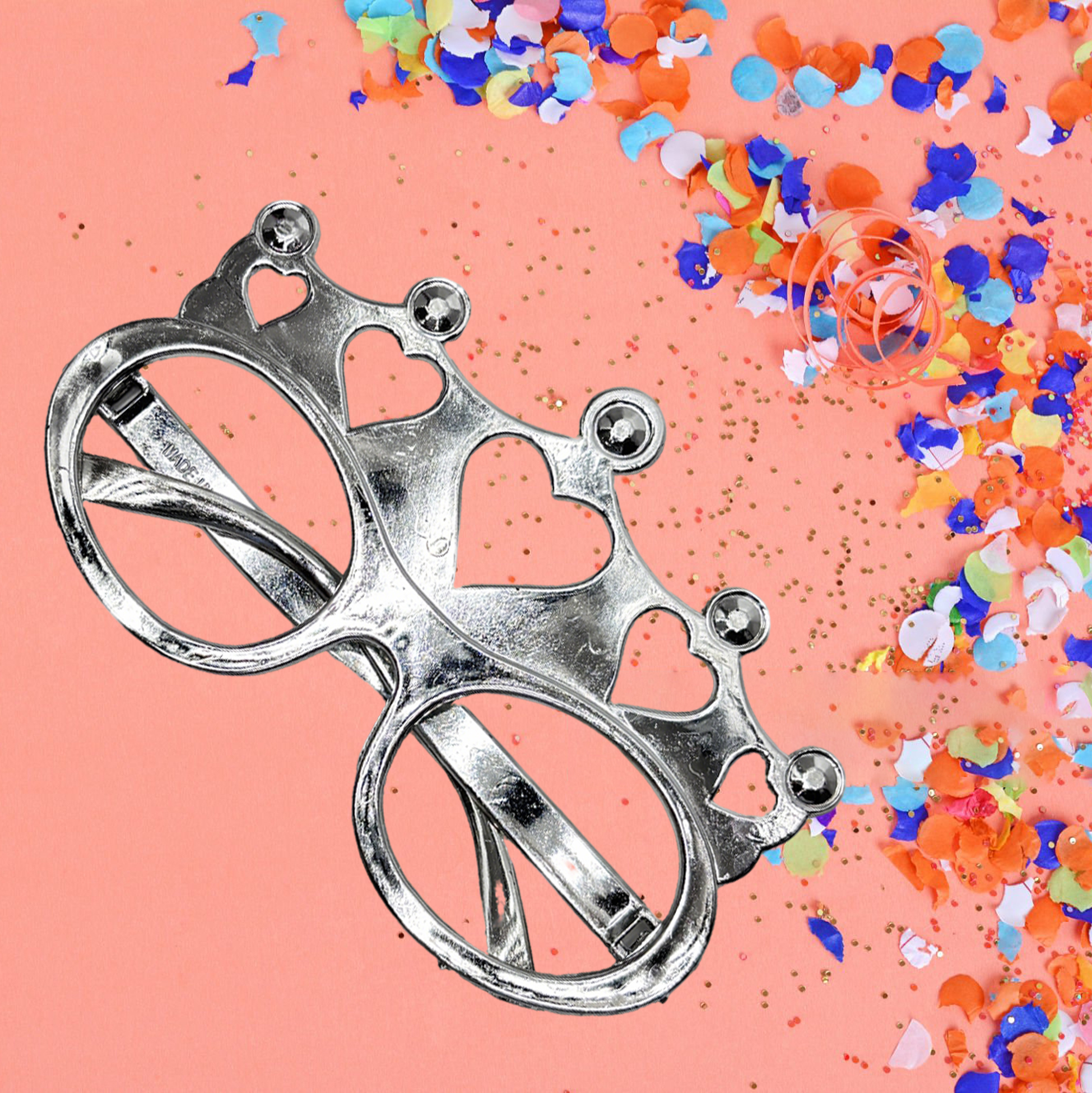 Crown-Shaped Party Glasses Set