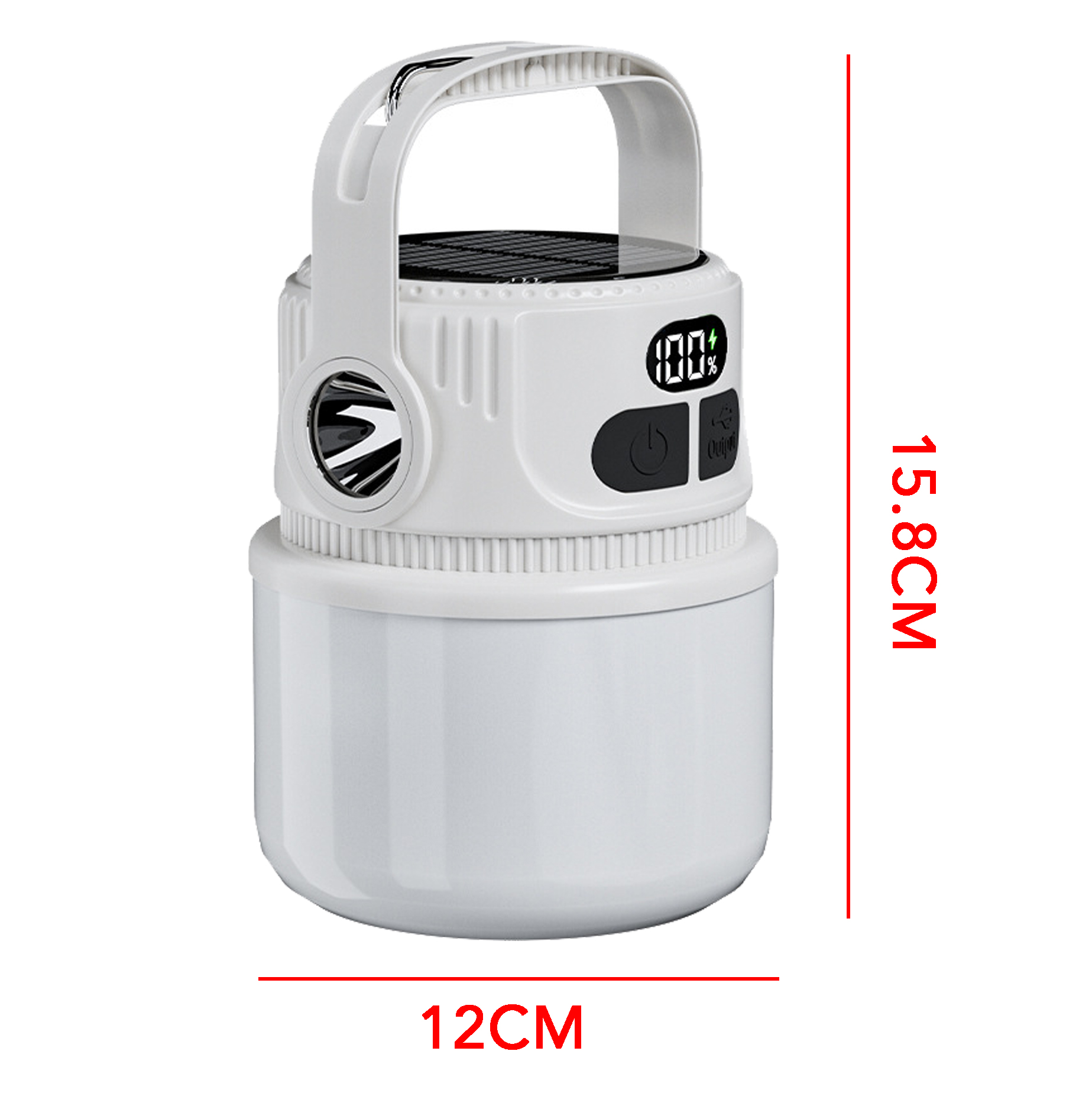 Solar-Powered Multifunctional Garden LED Lantern