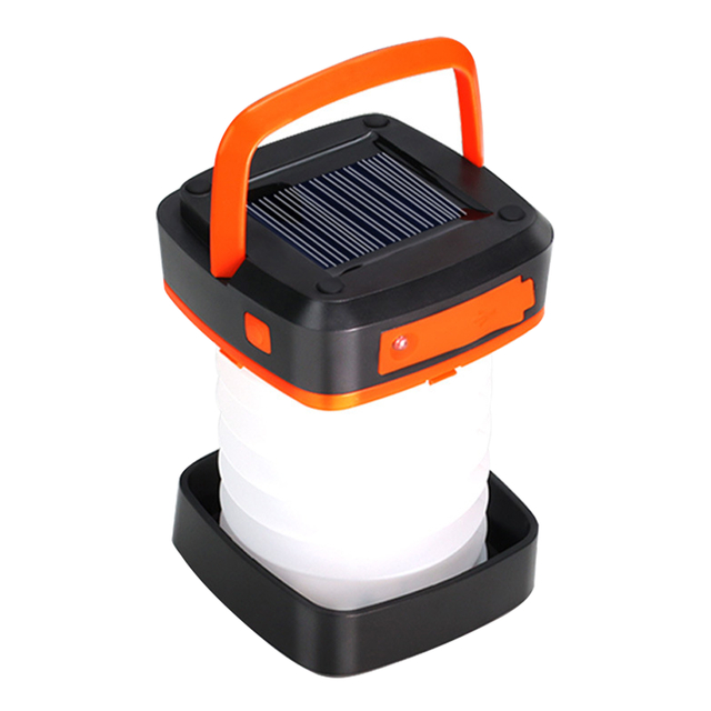 Solar-Powered Collapsible LED Garden Lantern