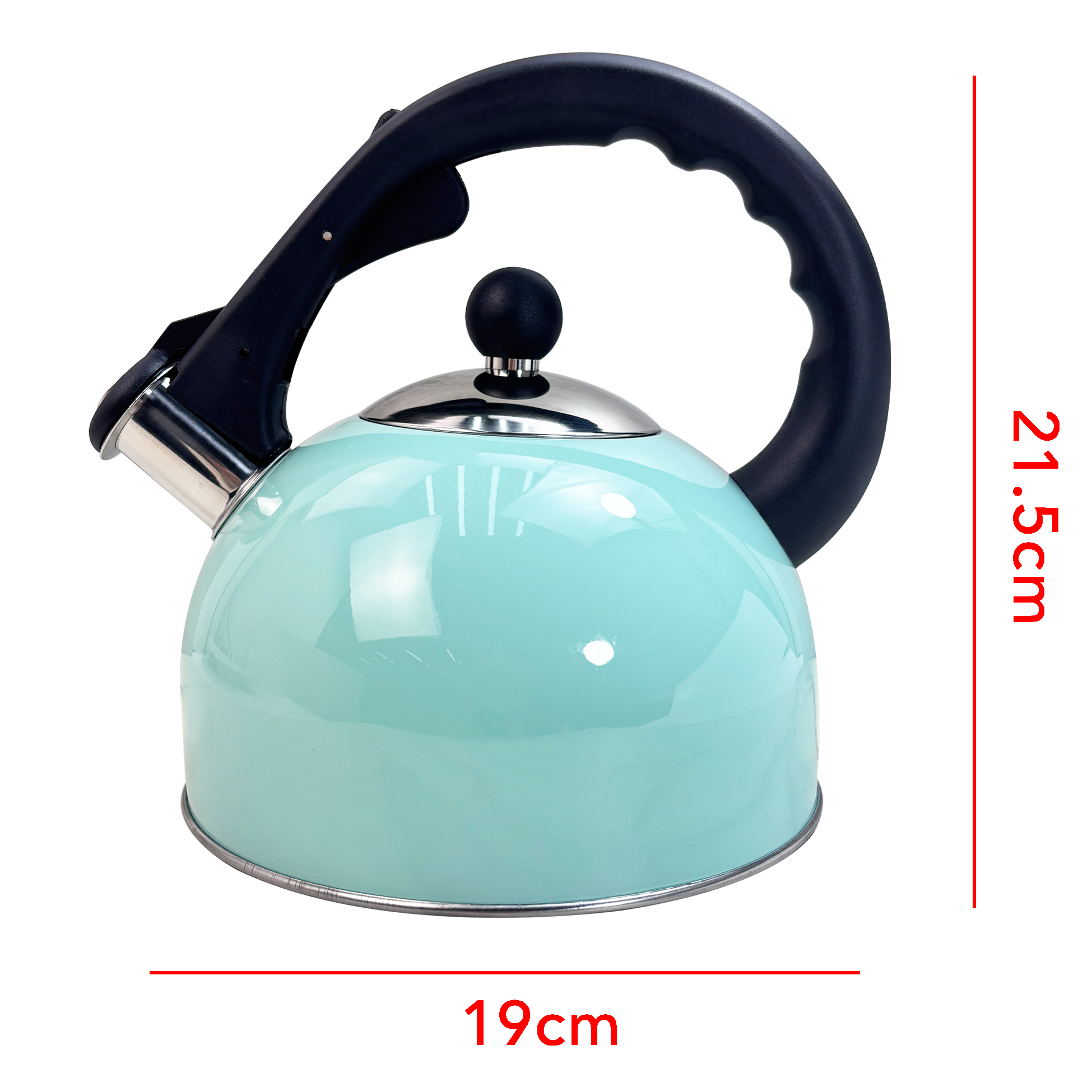 2.5L Turquoise Stainless Steel Kettle