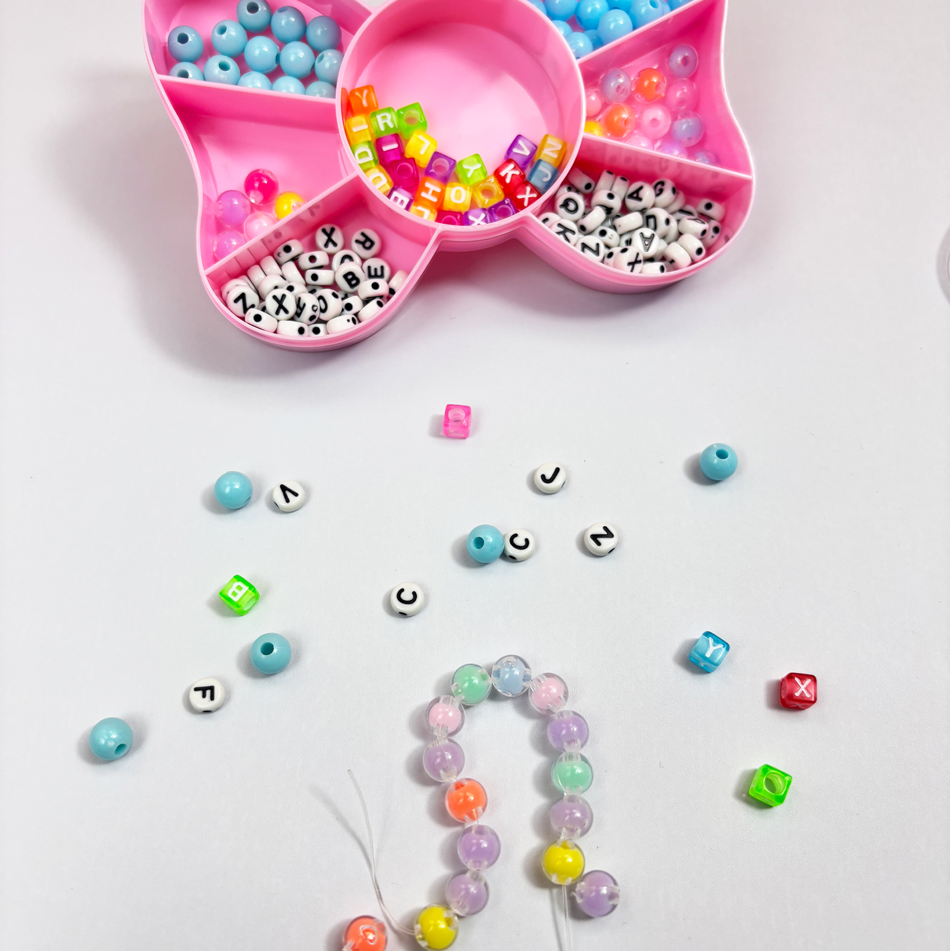 Bow-shaped DIY Jewelry Making Kit for Kids