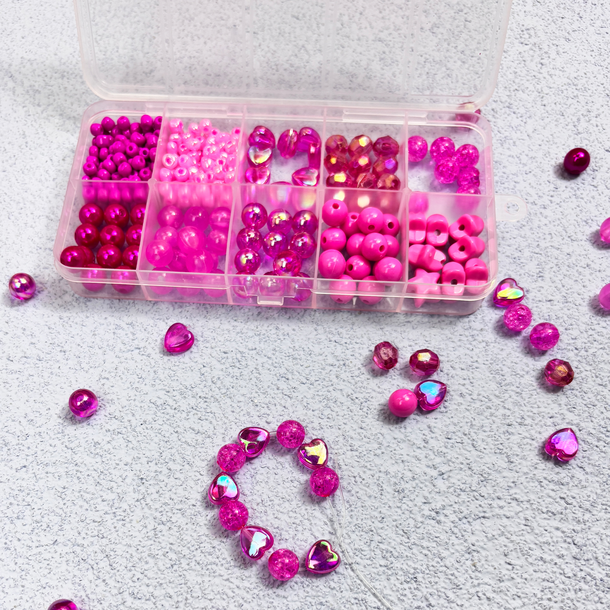 Pink-tone DIY Jewelry Making Kit