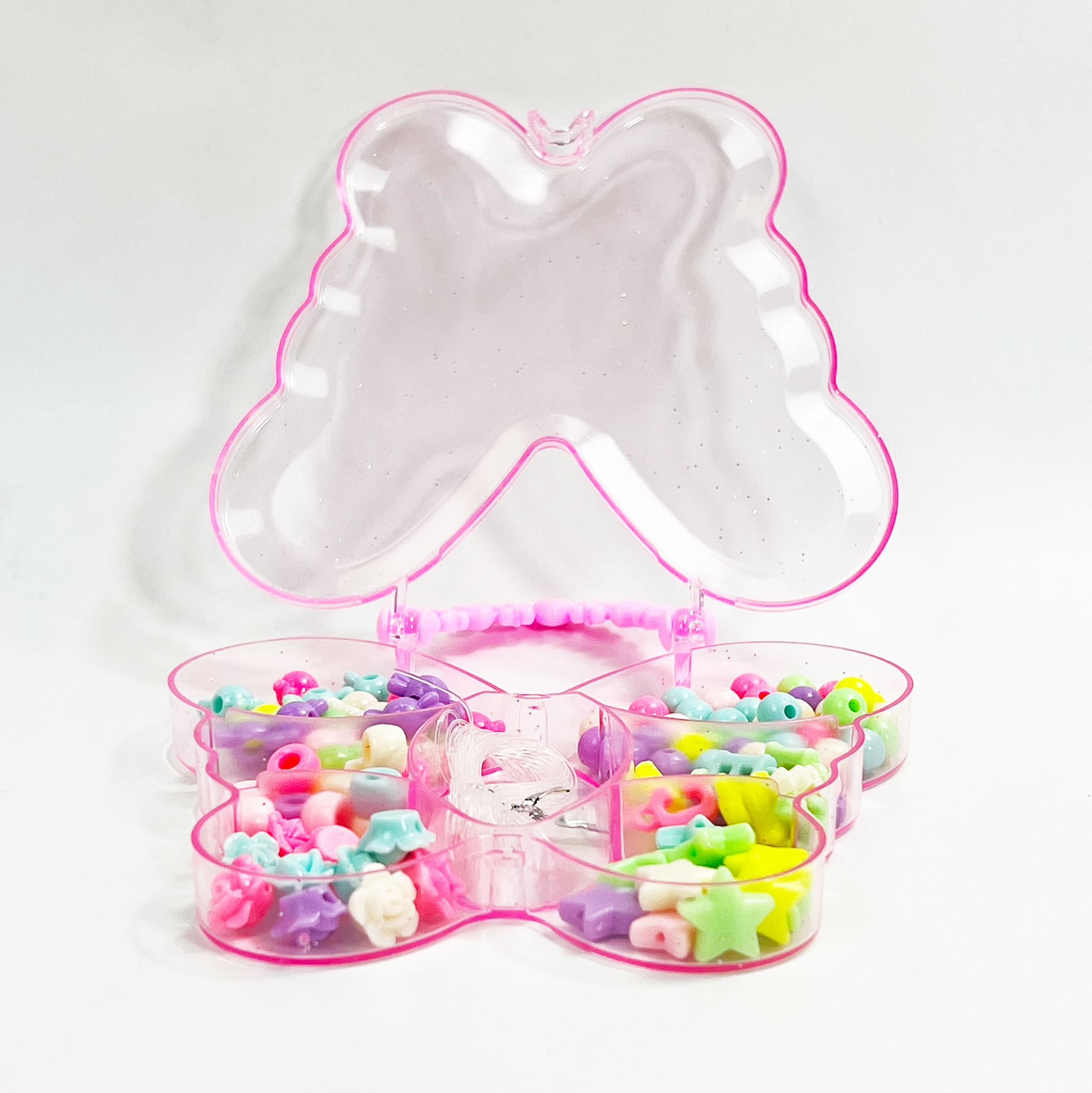 Butterfly-shaped DIY Bracelet & Necklace Making Kit for Kids