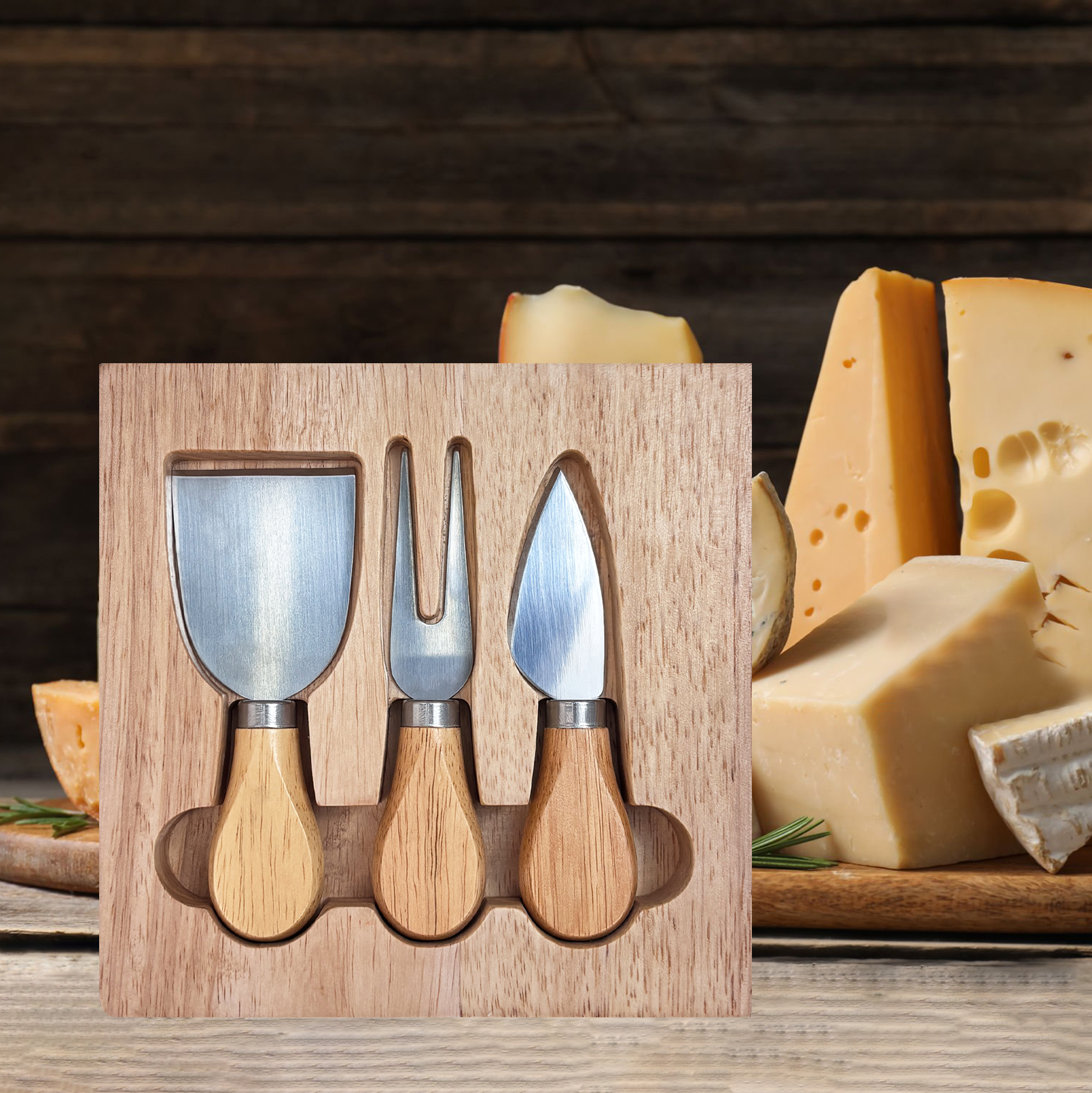 4-piece Cheese Knife Set