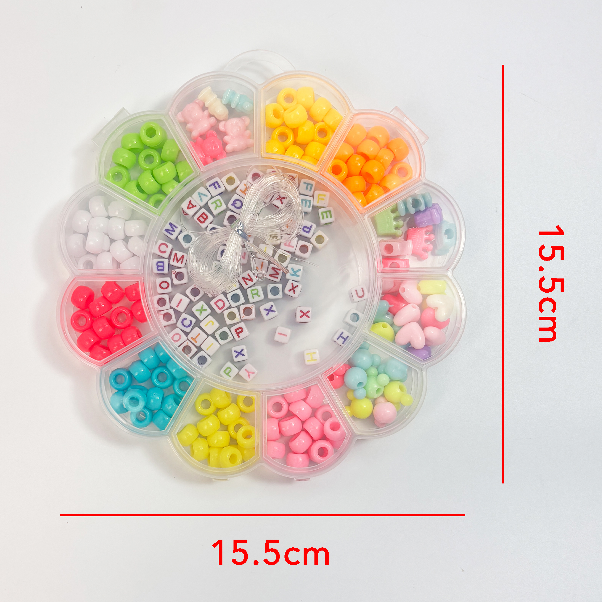 Flower-shaped DIY Jewelry Making Kit for Kids