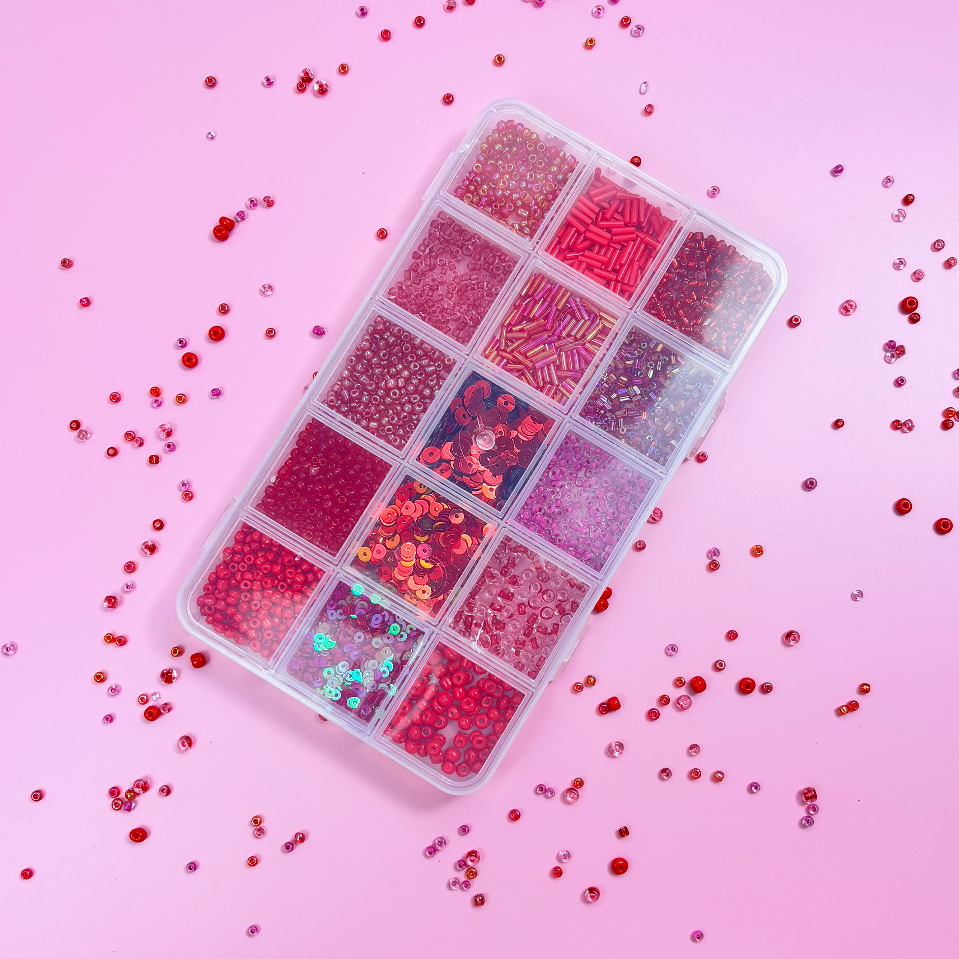 Red-themed DIY Jewelry Making Kit