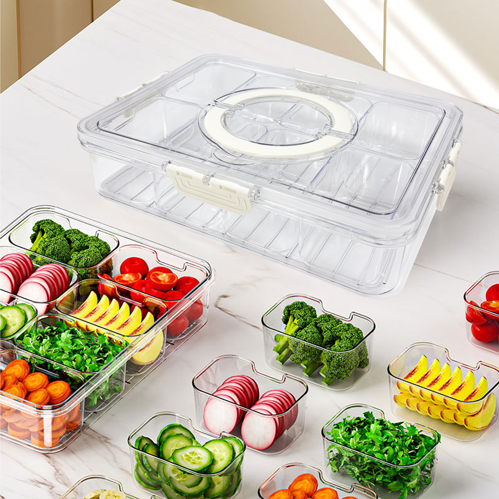 8-grid Plastic Storage Box