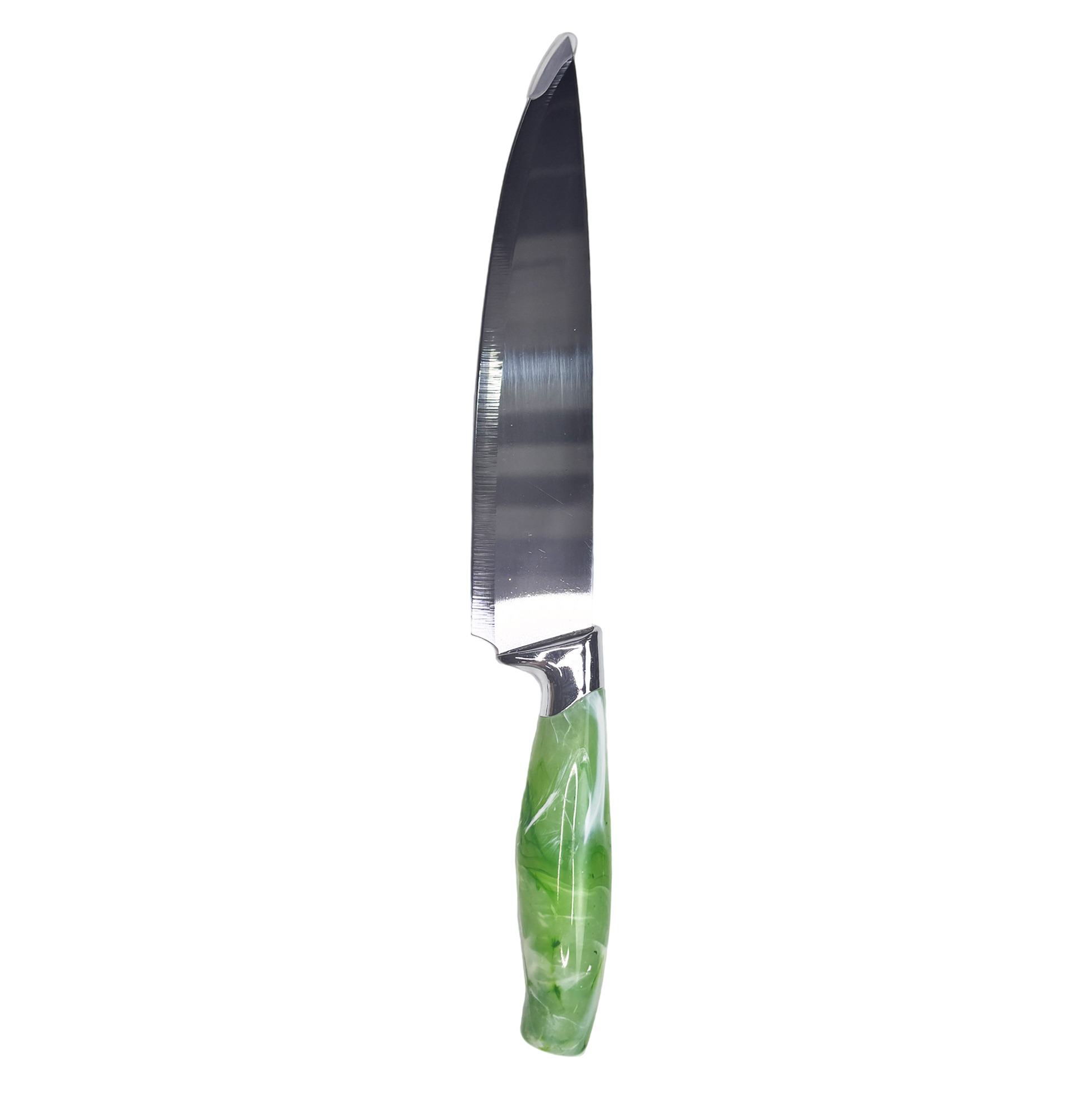 5-pcs Green-handled Kitchen Knife Set