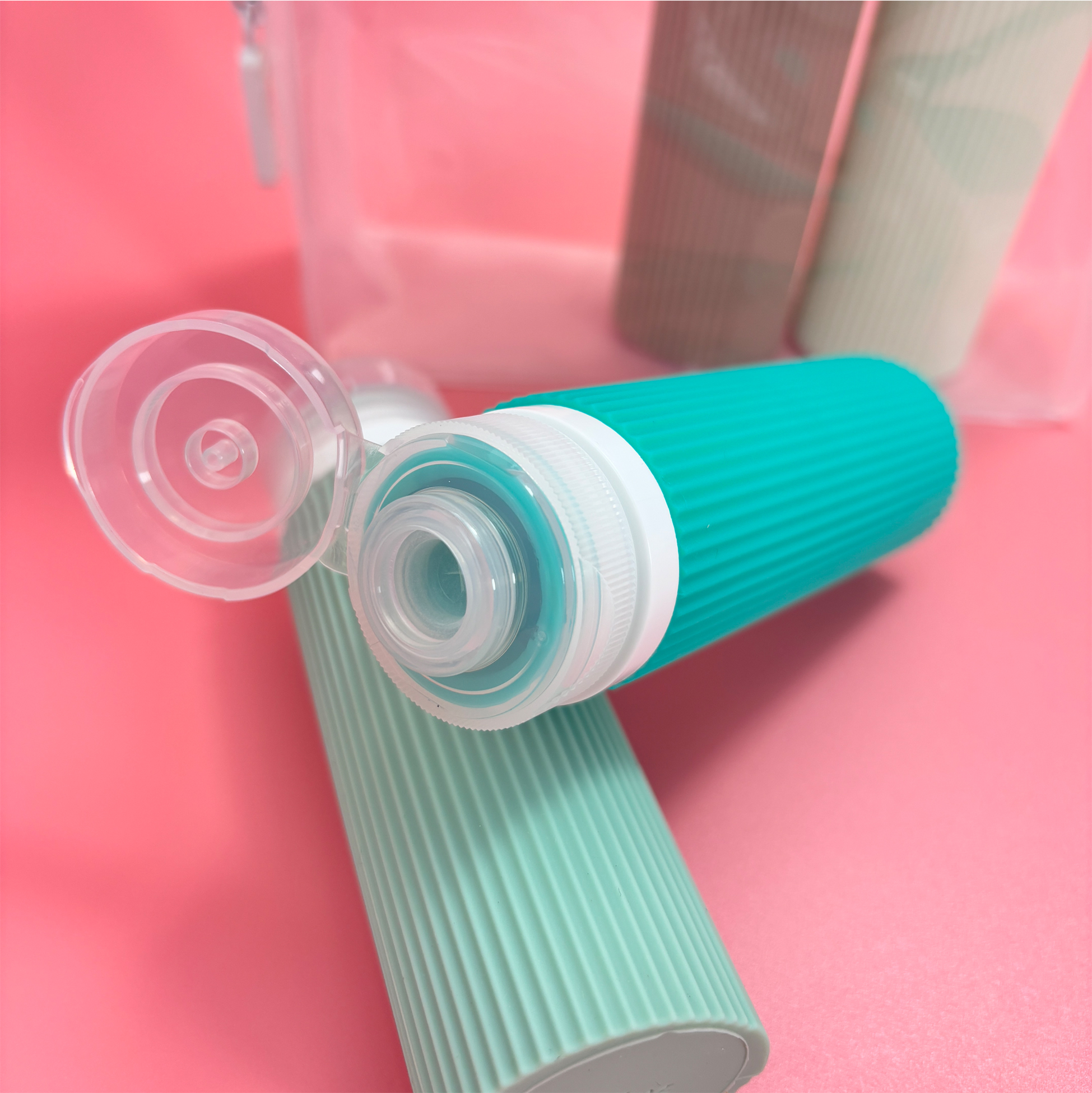 4-pack Silicone Travel Lotion Bottles