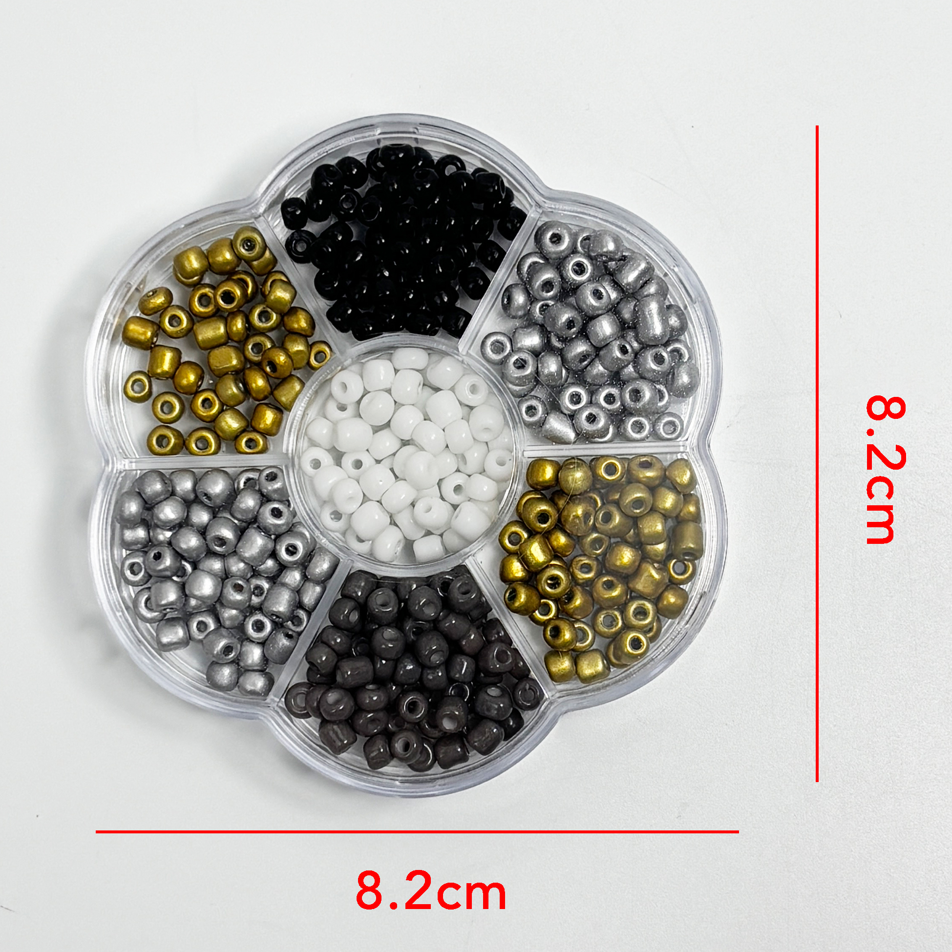 DIY Jewelry Making Kit with Metallic Beads