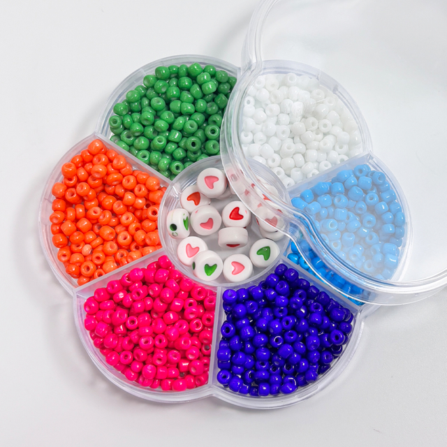 DIY Jewelry Making Kit with Colorful Beads
