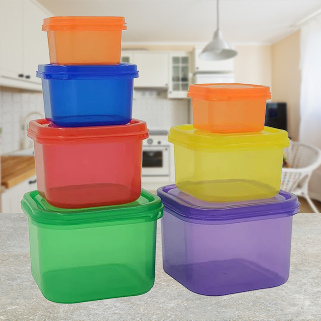 Multi Capacity Crisper Food Container Plastic Fresh-Keeping Box Set Fridge Multi Capacity Crisper Food Storage Box