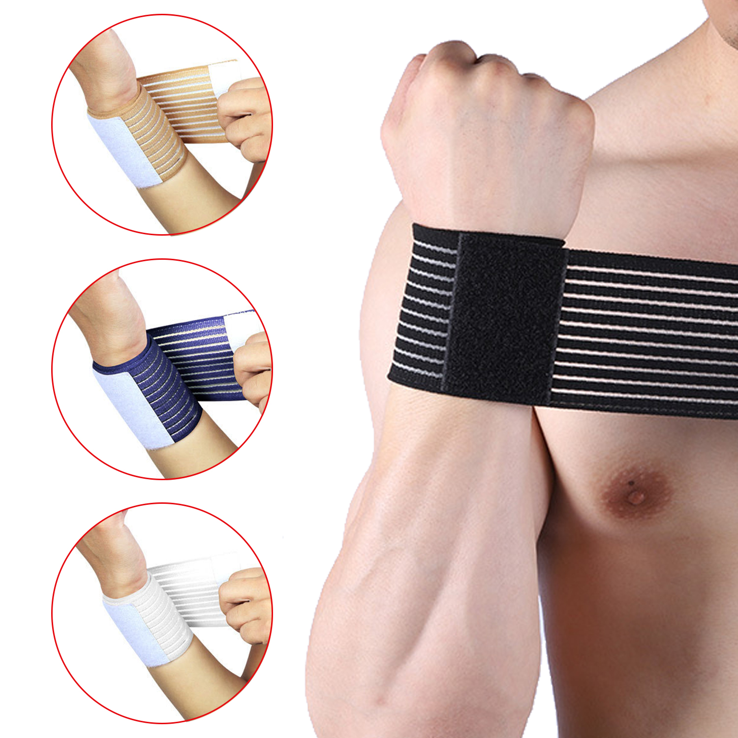 Adjustable Gym Wrist Strap Comfortable Breathable Motion Protection Tool