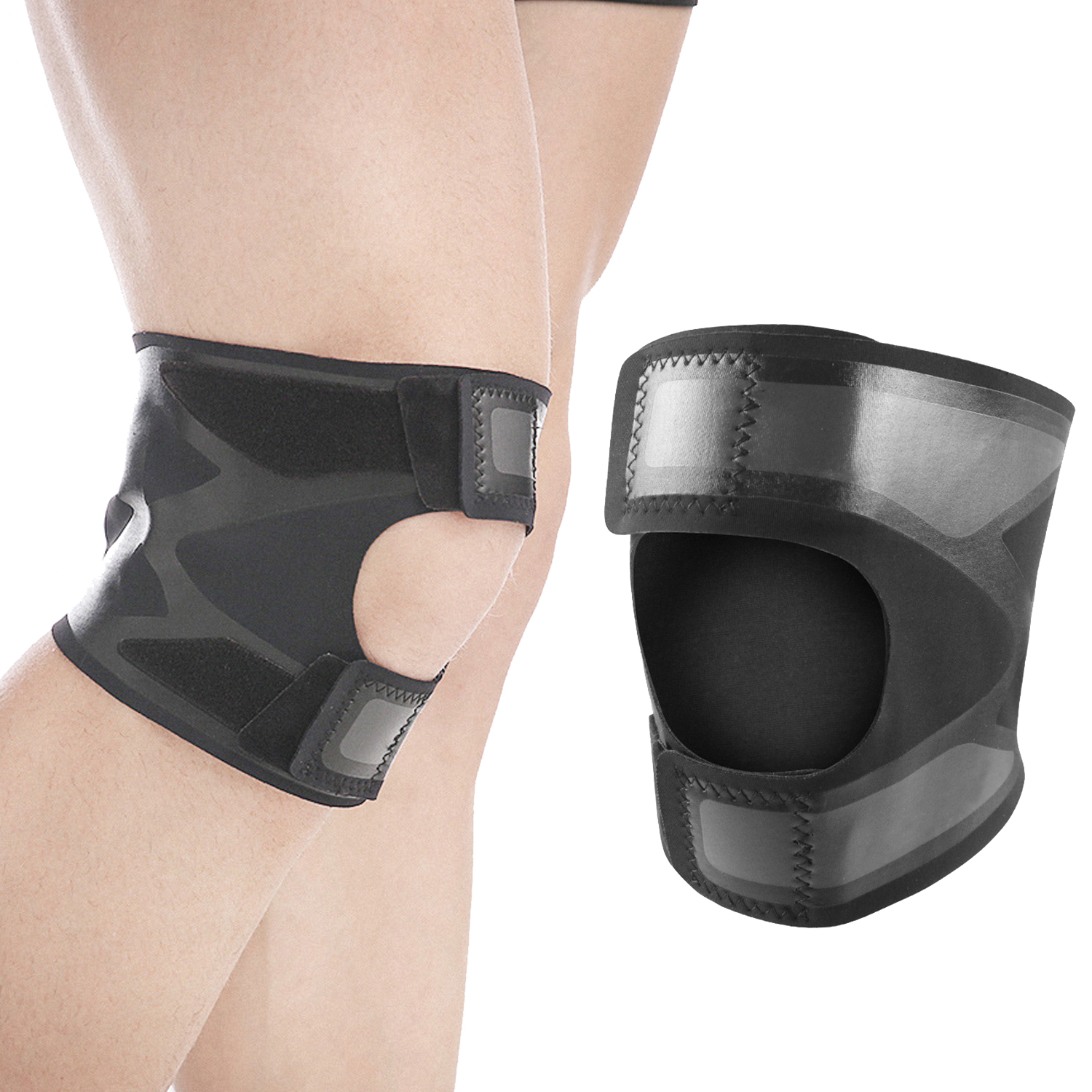 Thin And Breathable TPU Knee Brace Patella Support Adjustable Knee Strap